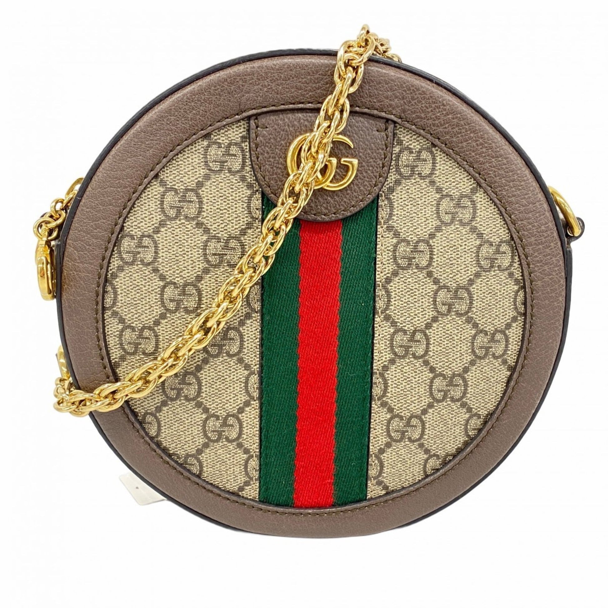 Gucci Brown Pvc Leather Shoulder Bag