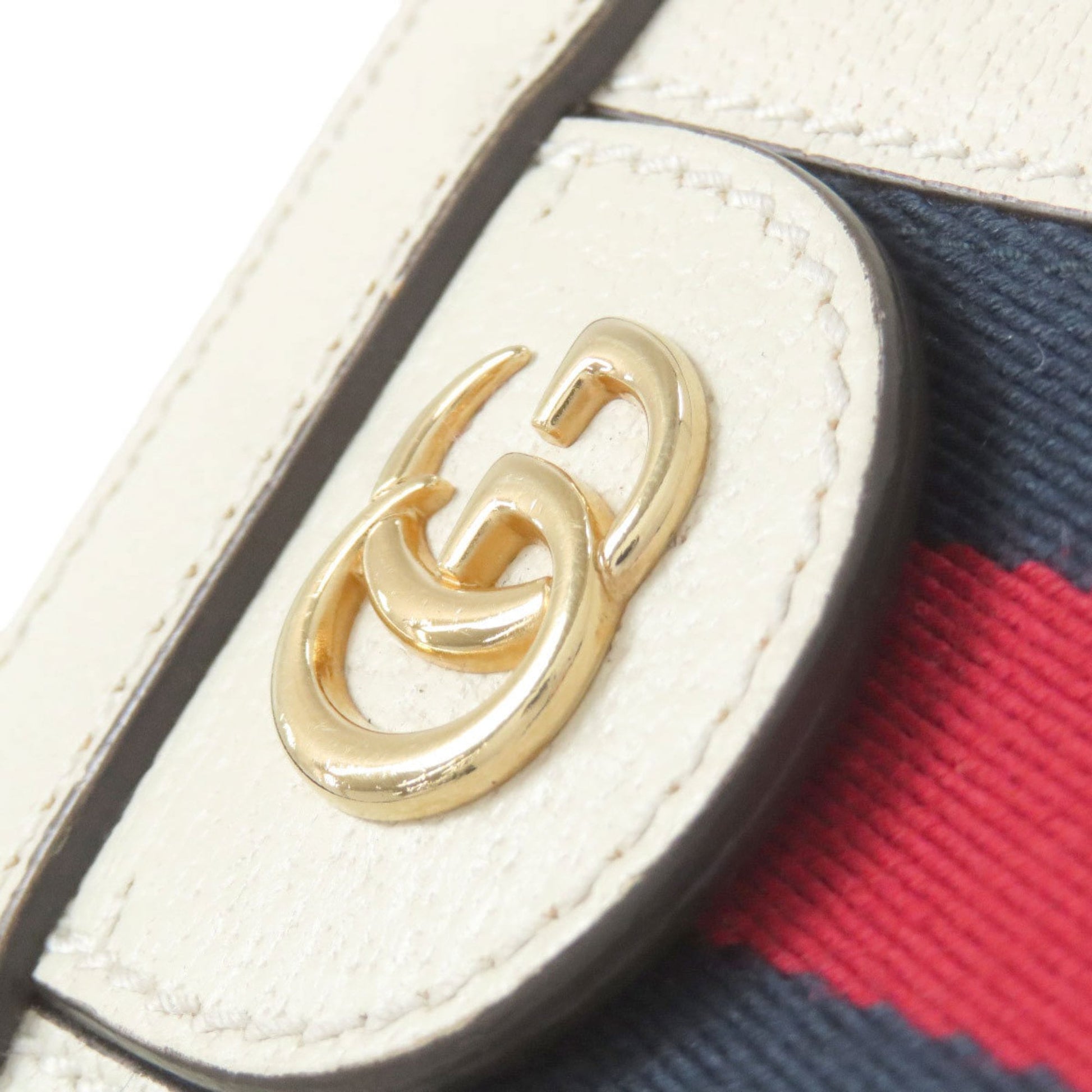 Gucci White Leather Shoulder Bag
