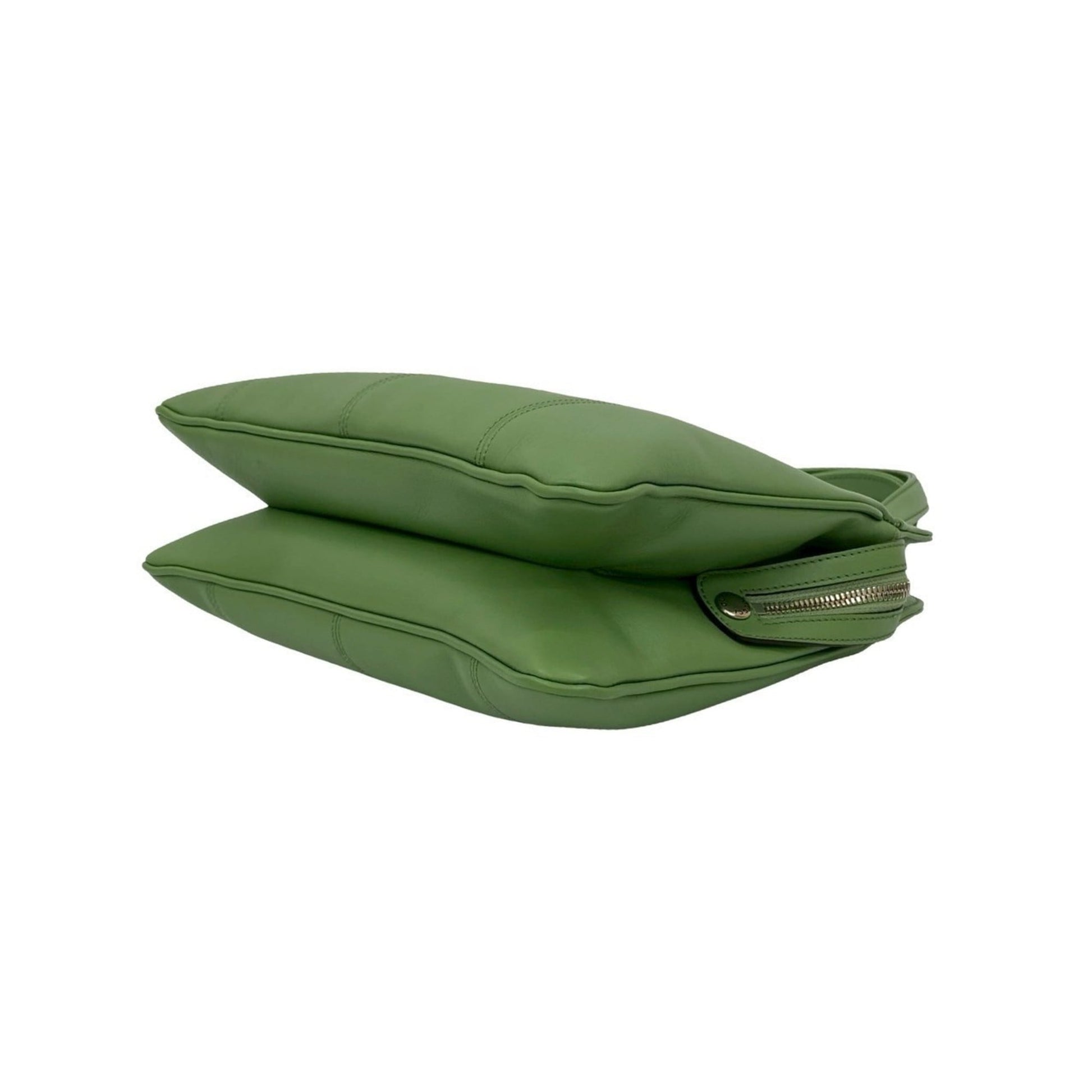 Gucci Green Leather Handbag Shoulder Bag
