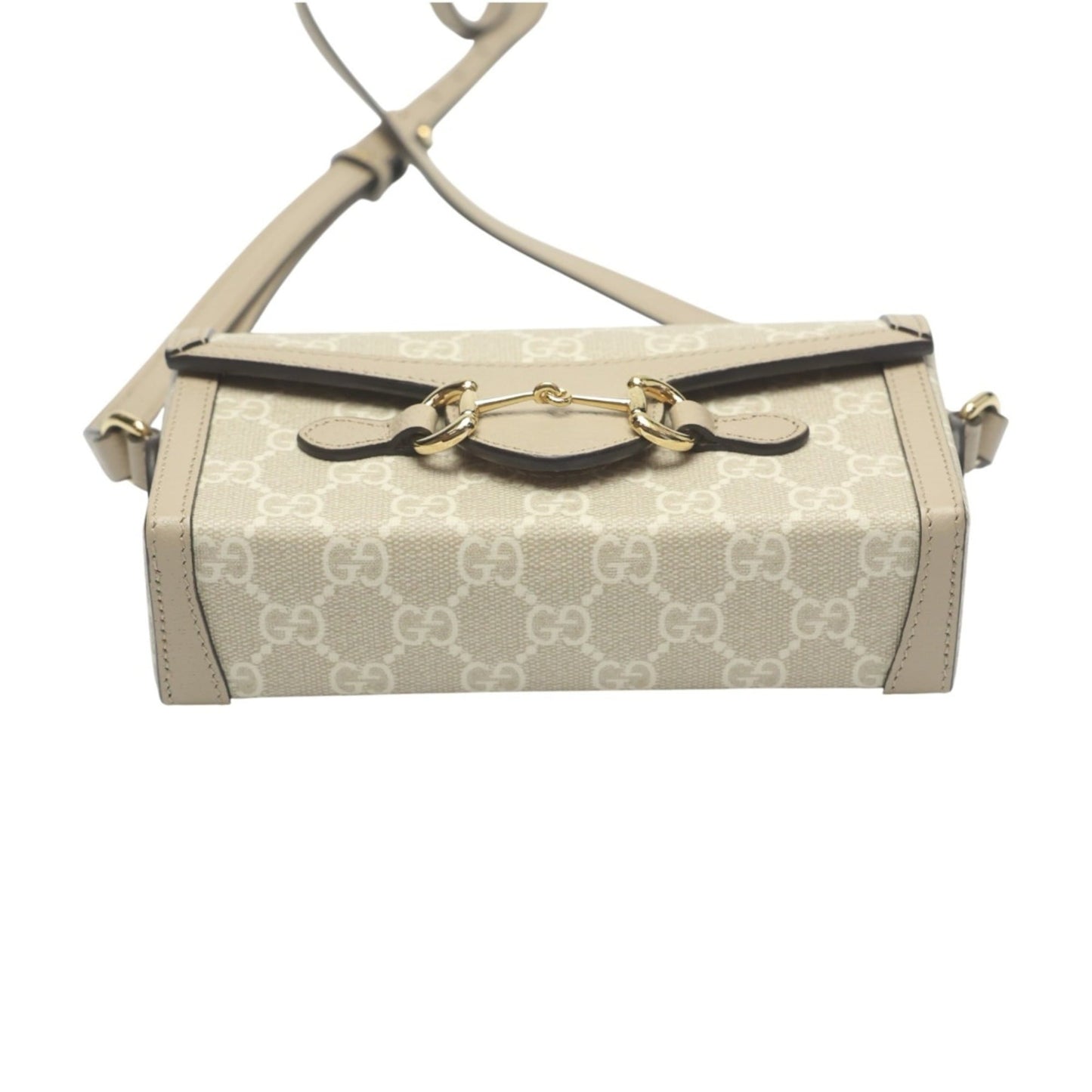 Gucci Beige Pvc Shoulder Bag