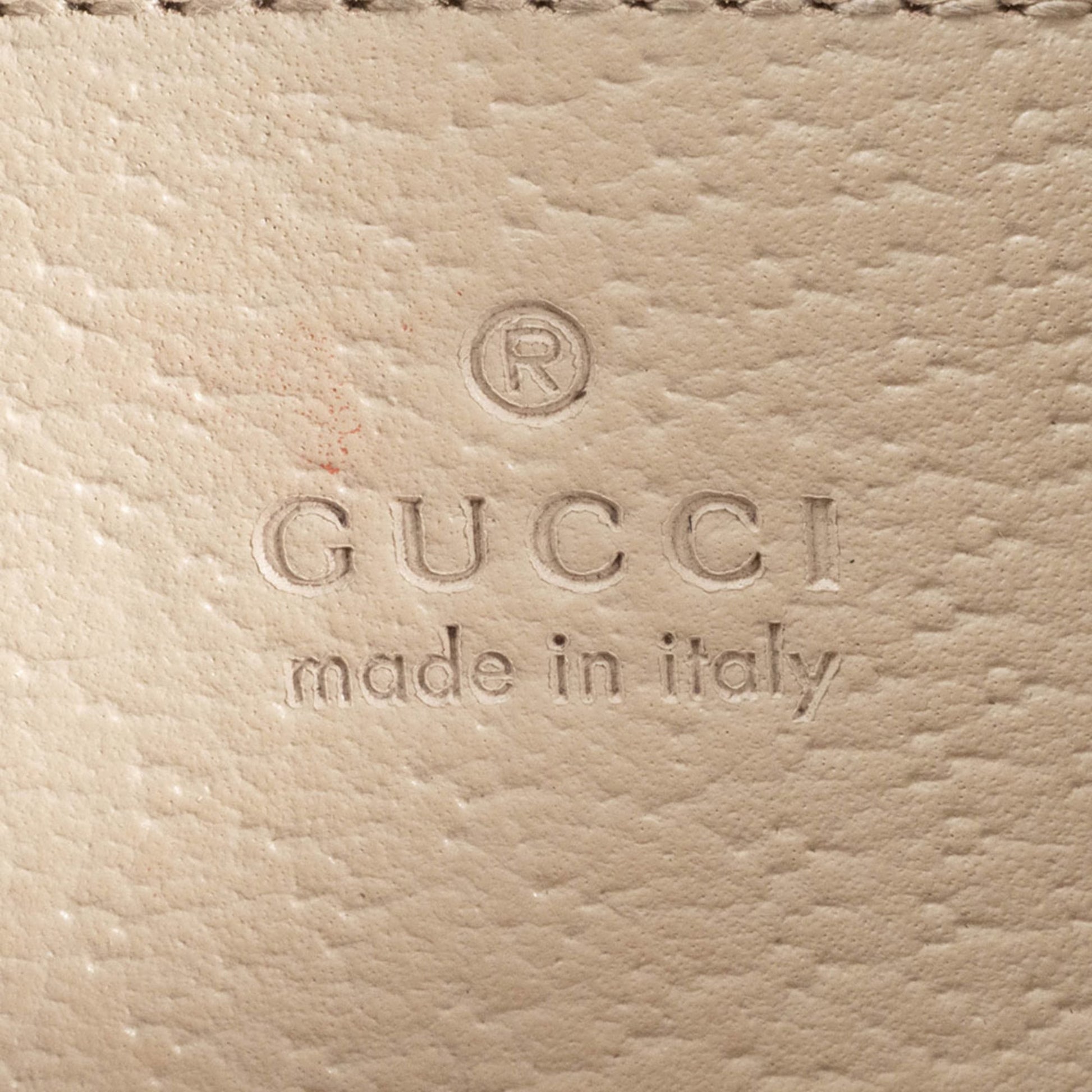 Gucci Beige Gg Supreme Leather Shoulder Bag