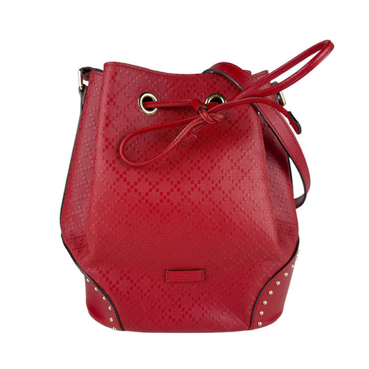 Gucci Red Color Leather Shoulder Bag