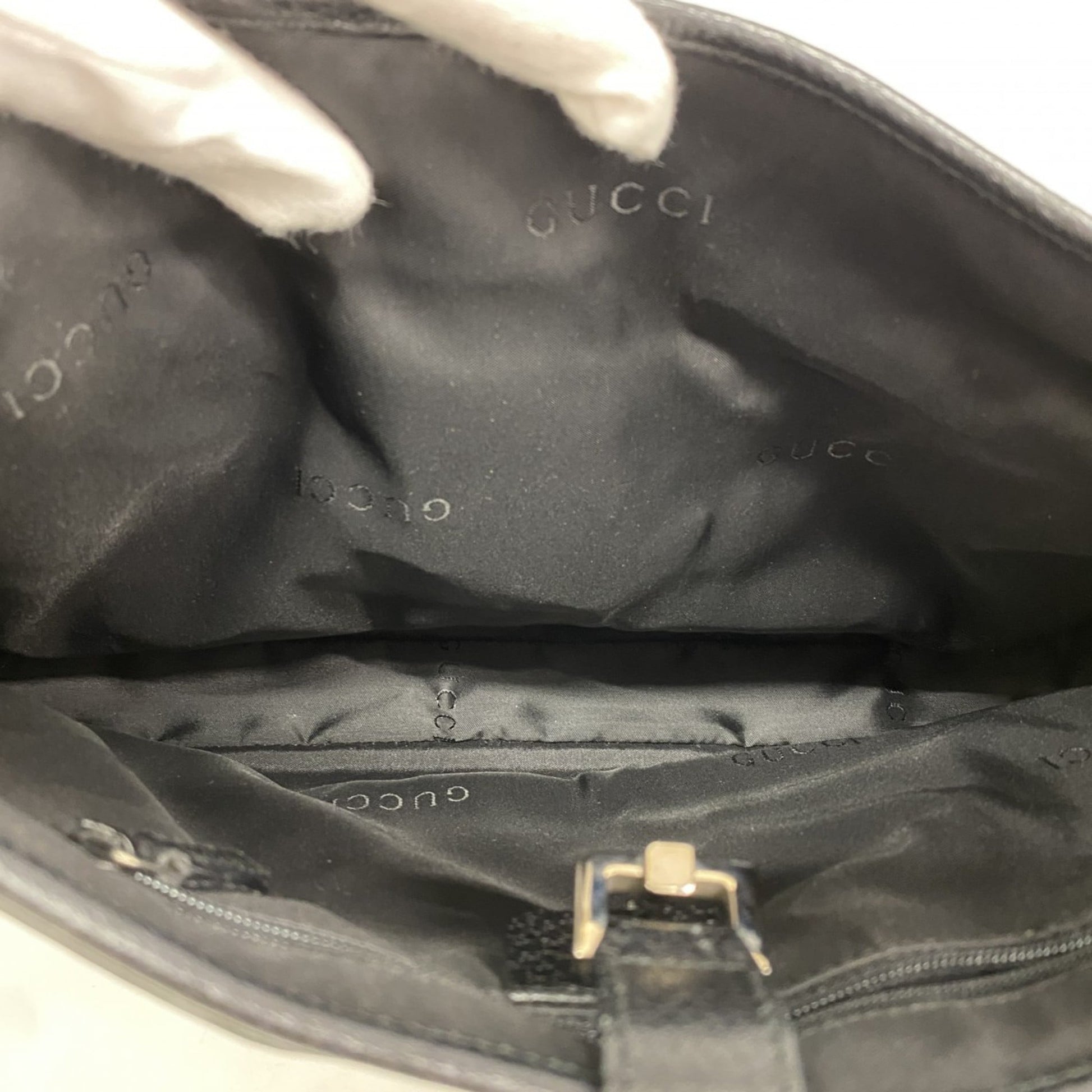 Gucci Black Nylon Shoulder Bag