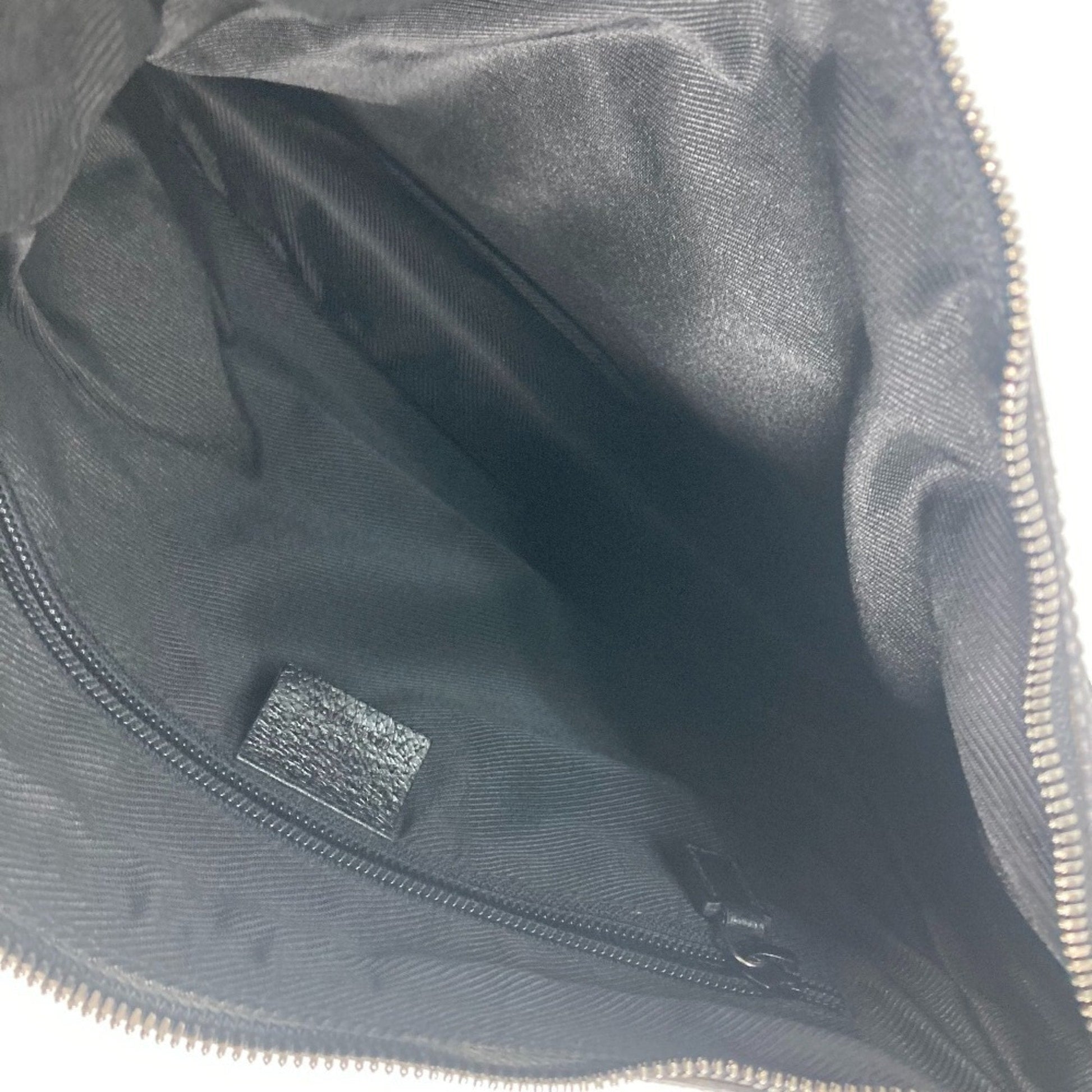 Gucci Black Gg Canvas Shoulder Bag