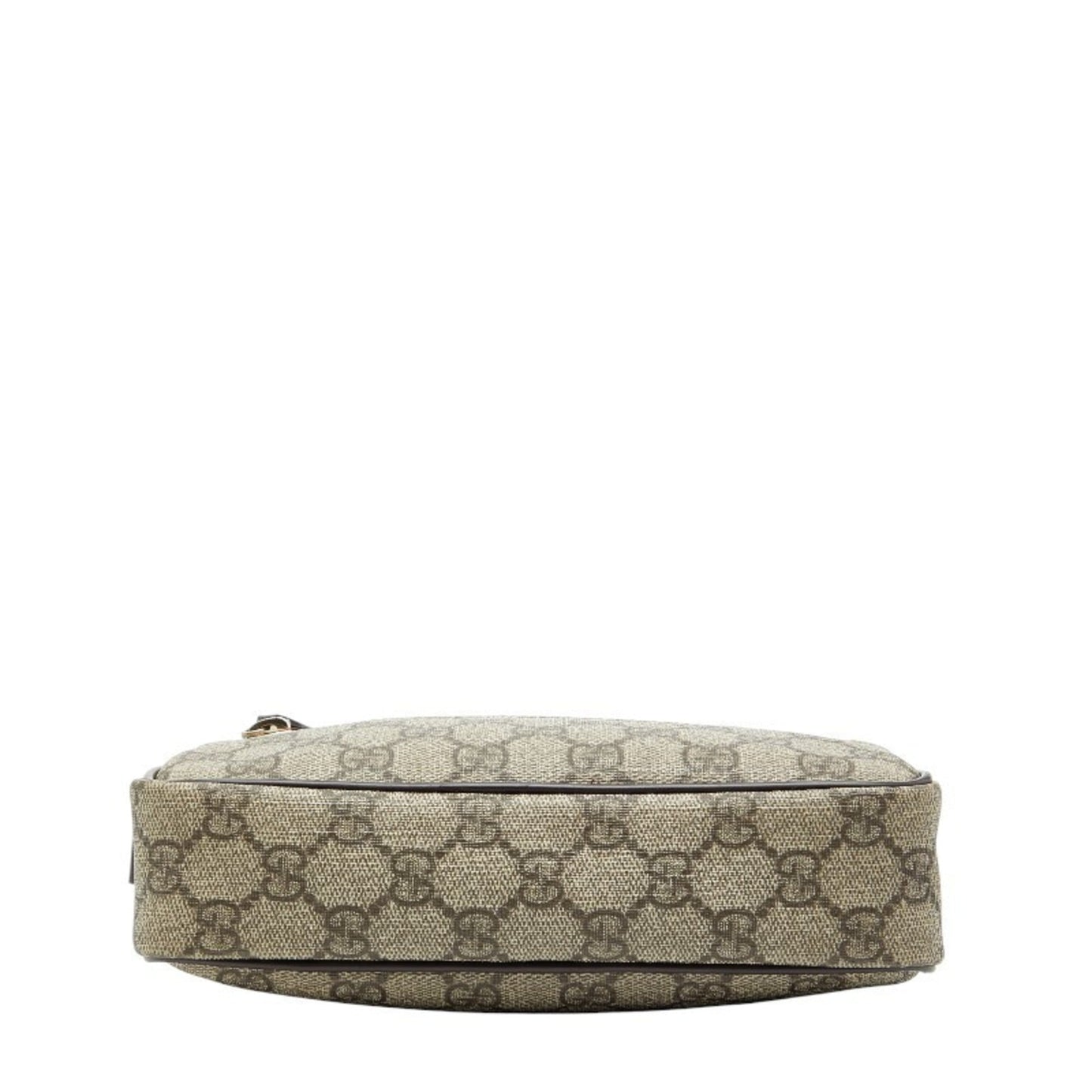 Gucci Beige Brown Pvc Leather Shoulder Bag