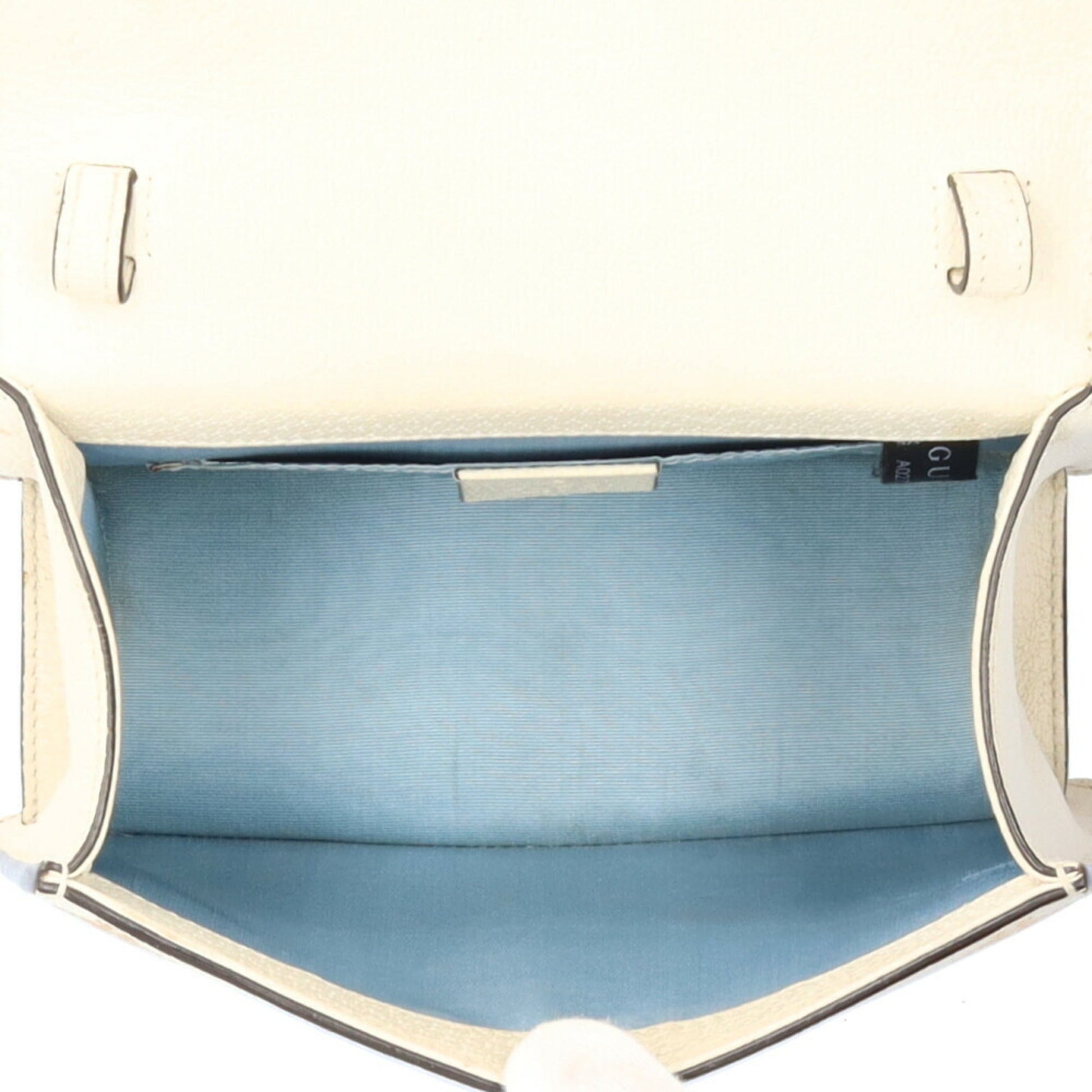 Gucci White Leather Shoulder Bag