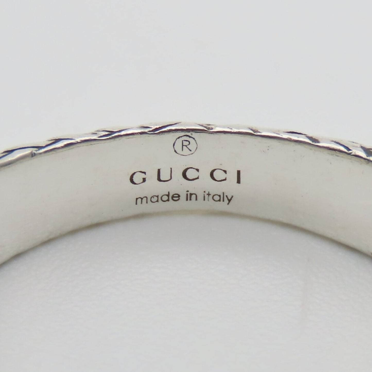 Gucci Silver Silver 925 Band Ring