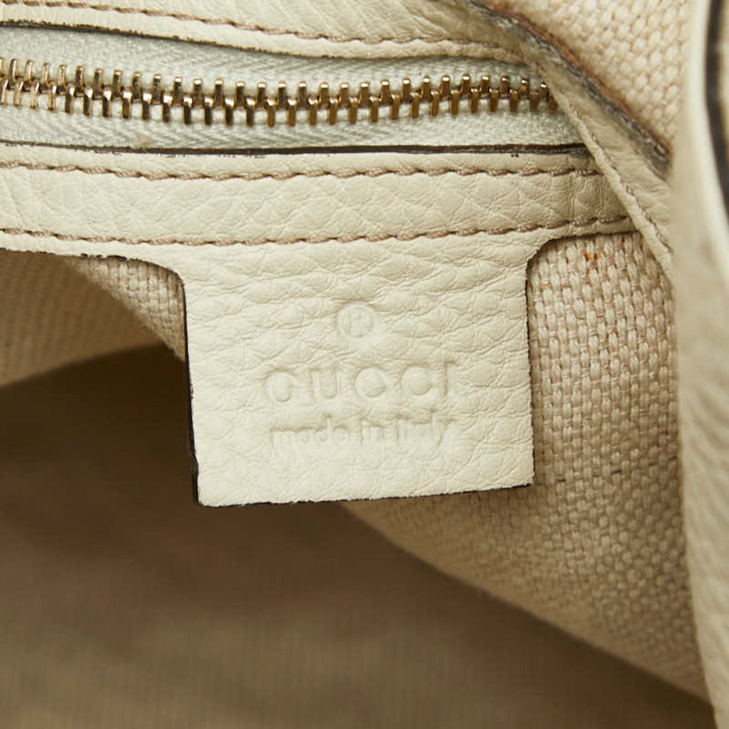 Gucci Gg Canvas Beige Ivory Gg Canvas Leather Handbag Shoulder Bag