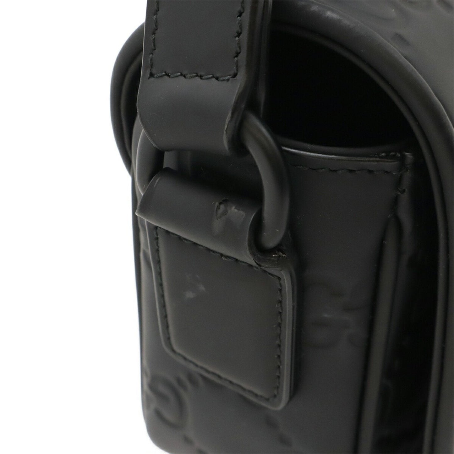 Gucci Black Leather Shoulder Bag