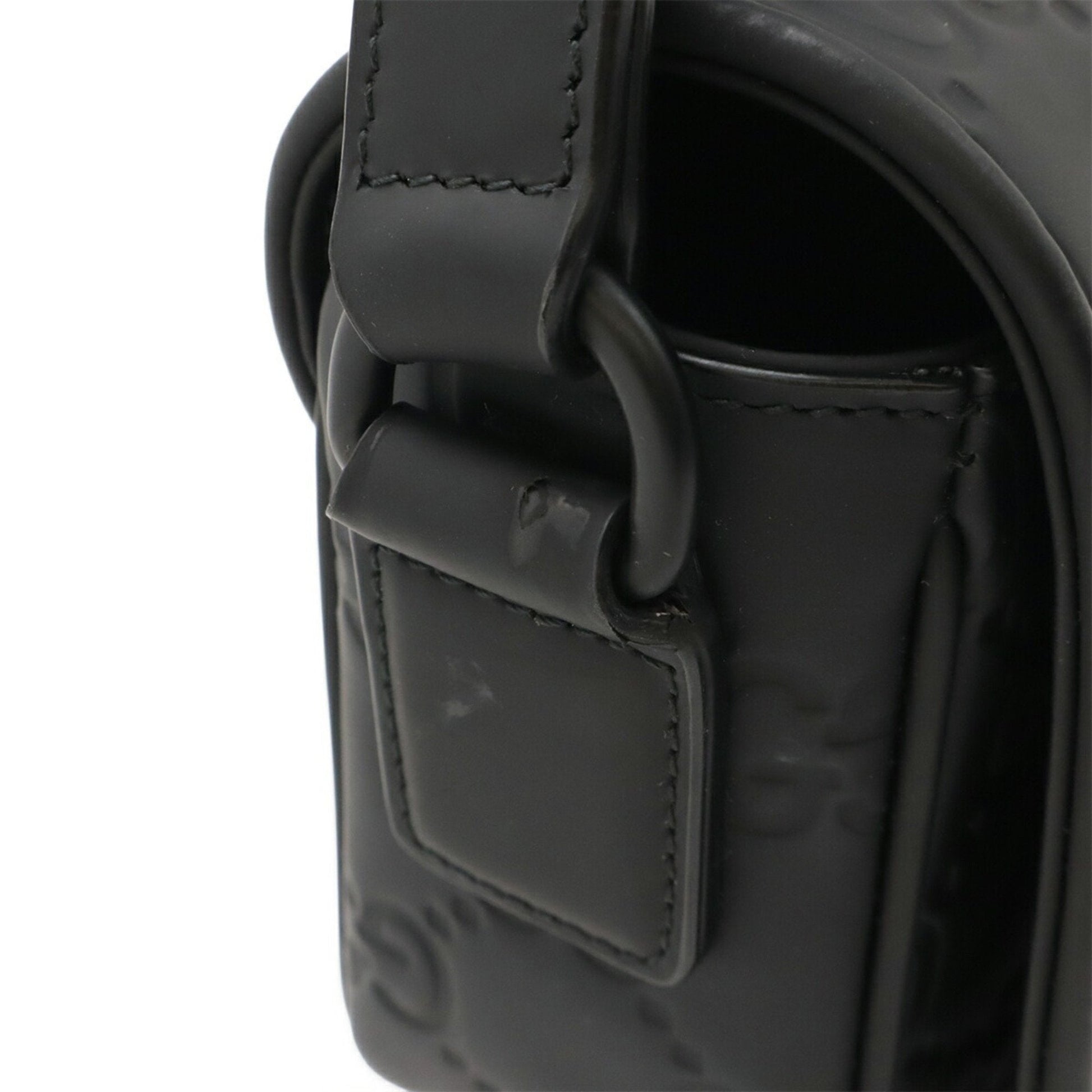 Gucci Black Leather Shoulder Bag