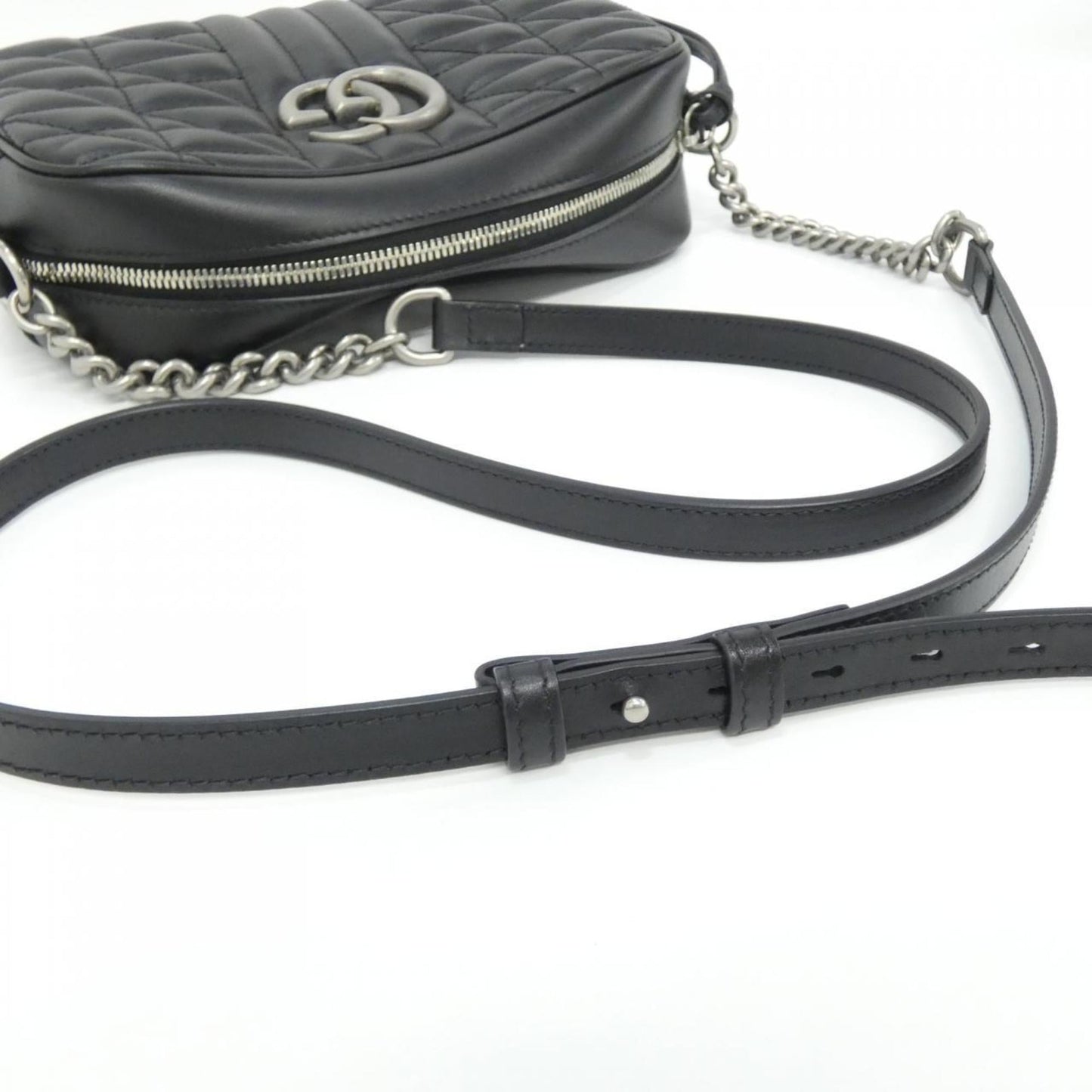 Gucci Black Leather Shoulder Bag