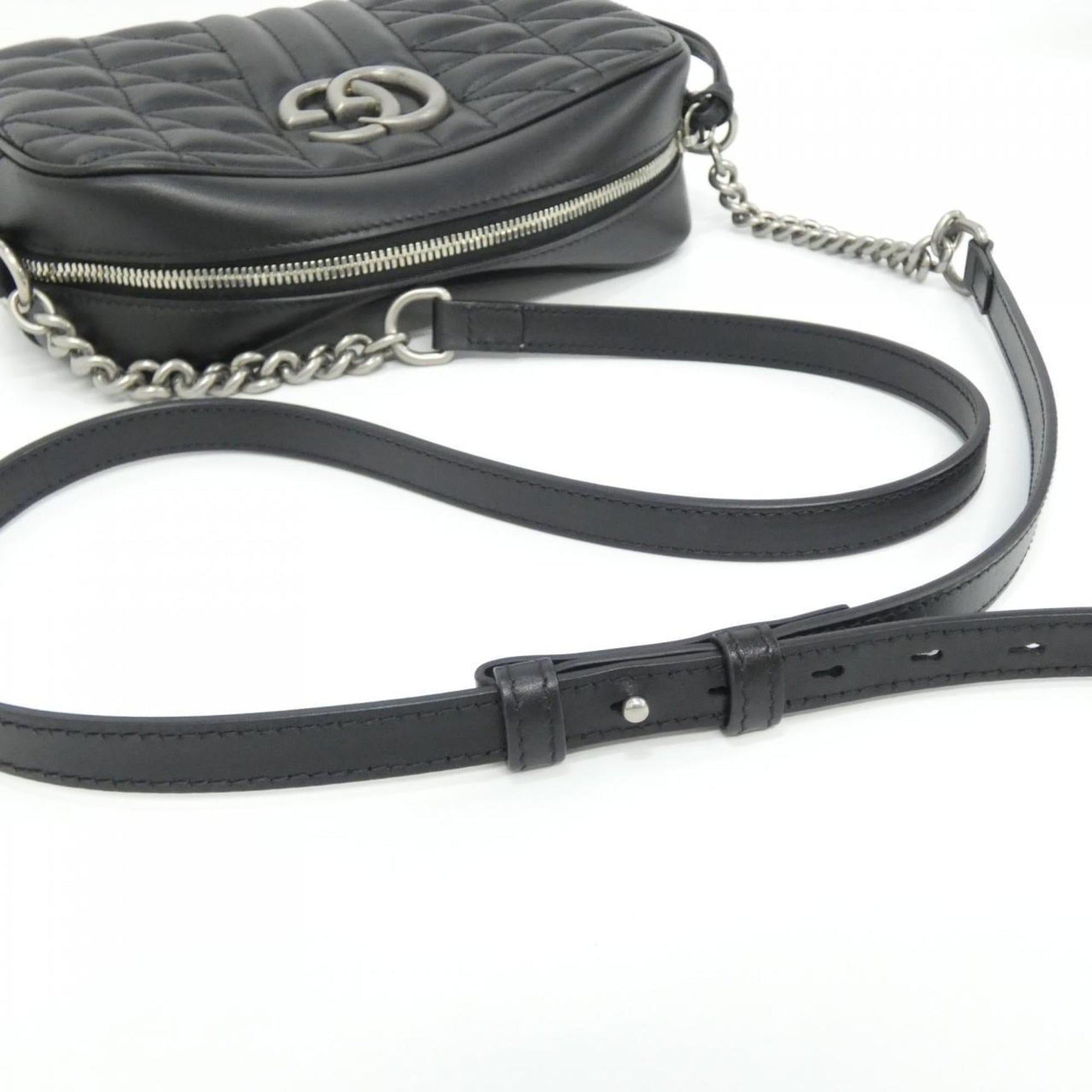 Gucci Black Leather Shoulder Bag
