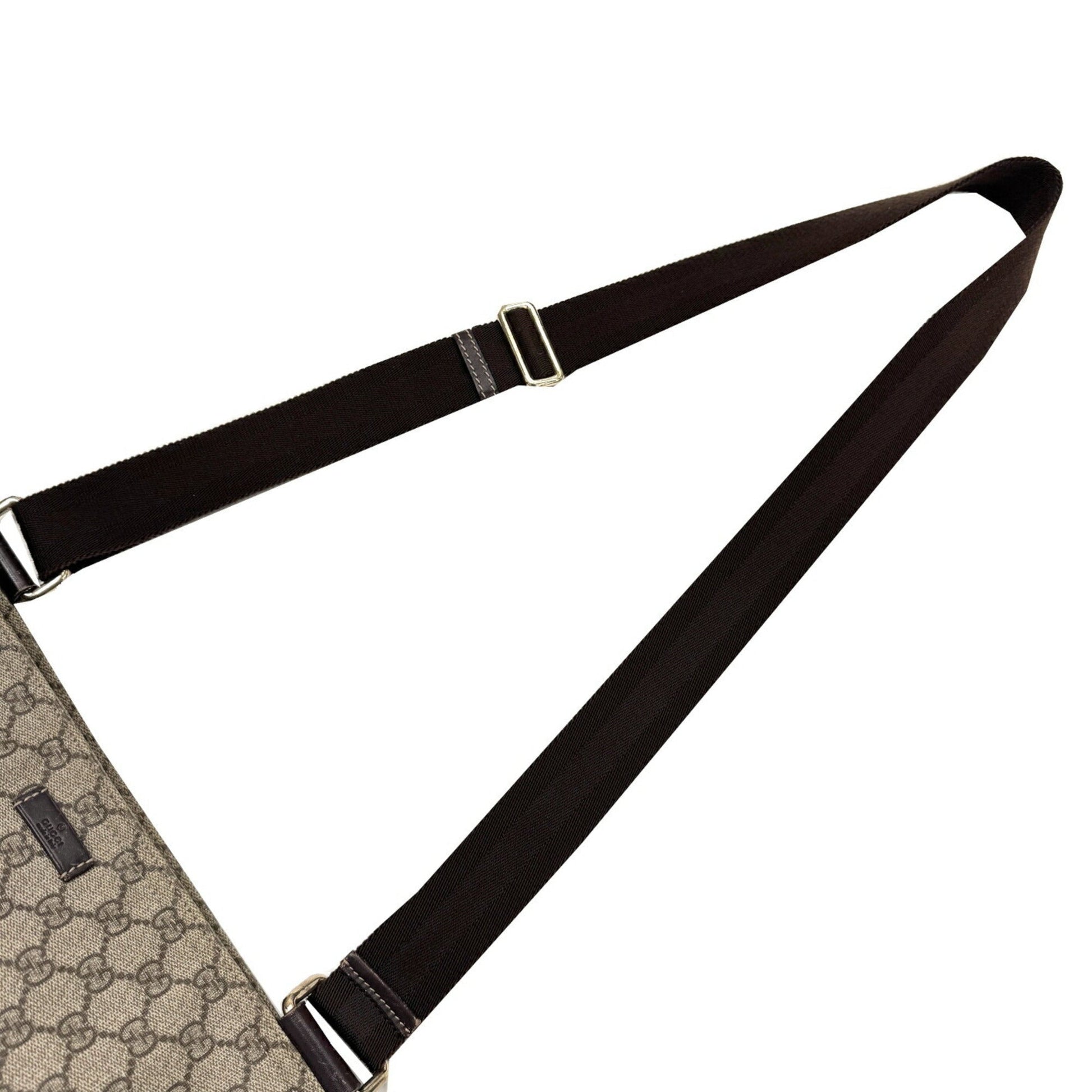 Gucci Brown Pvc Leather Shoulder Bag