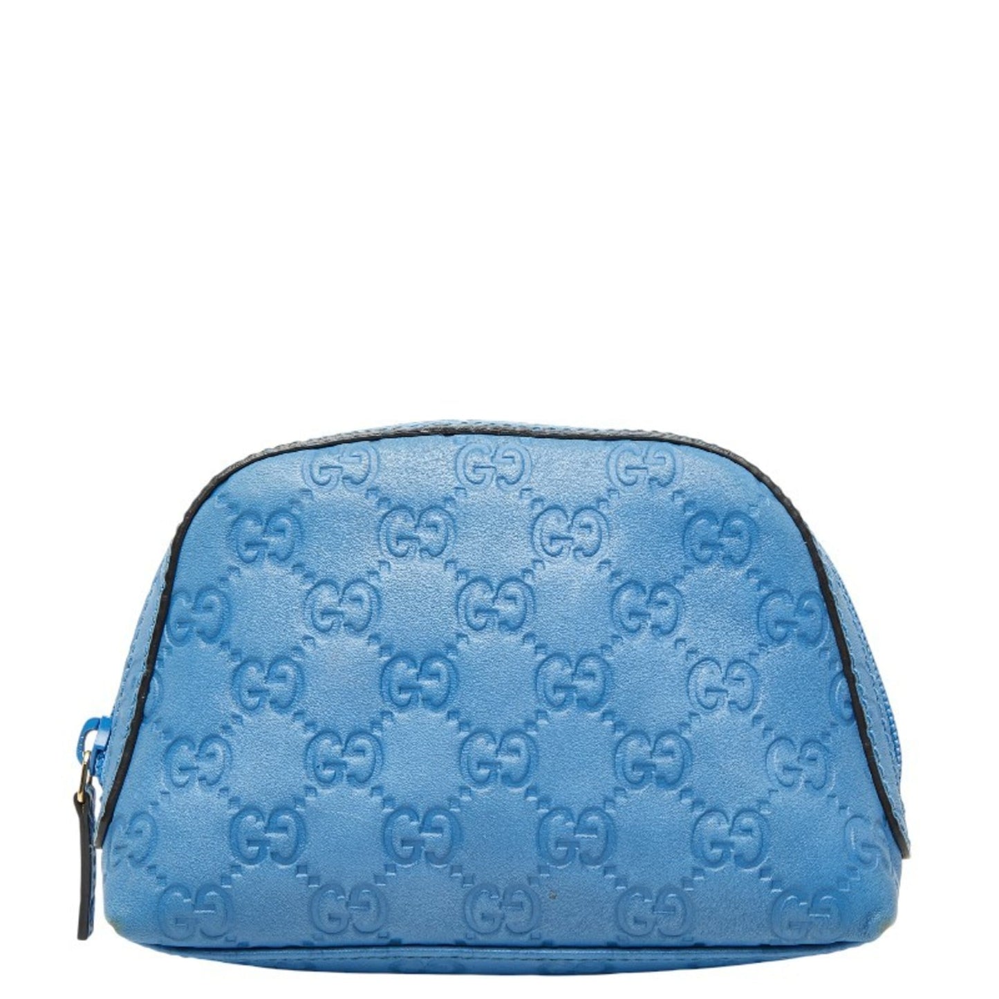 Gucci Blue Leather Pouch