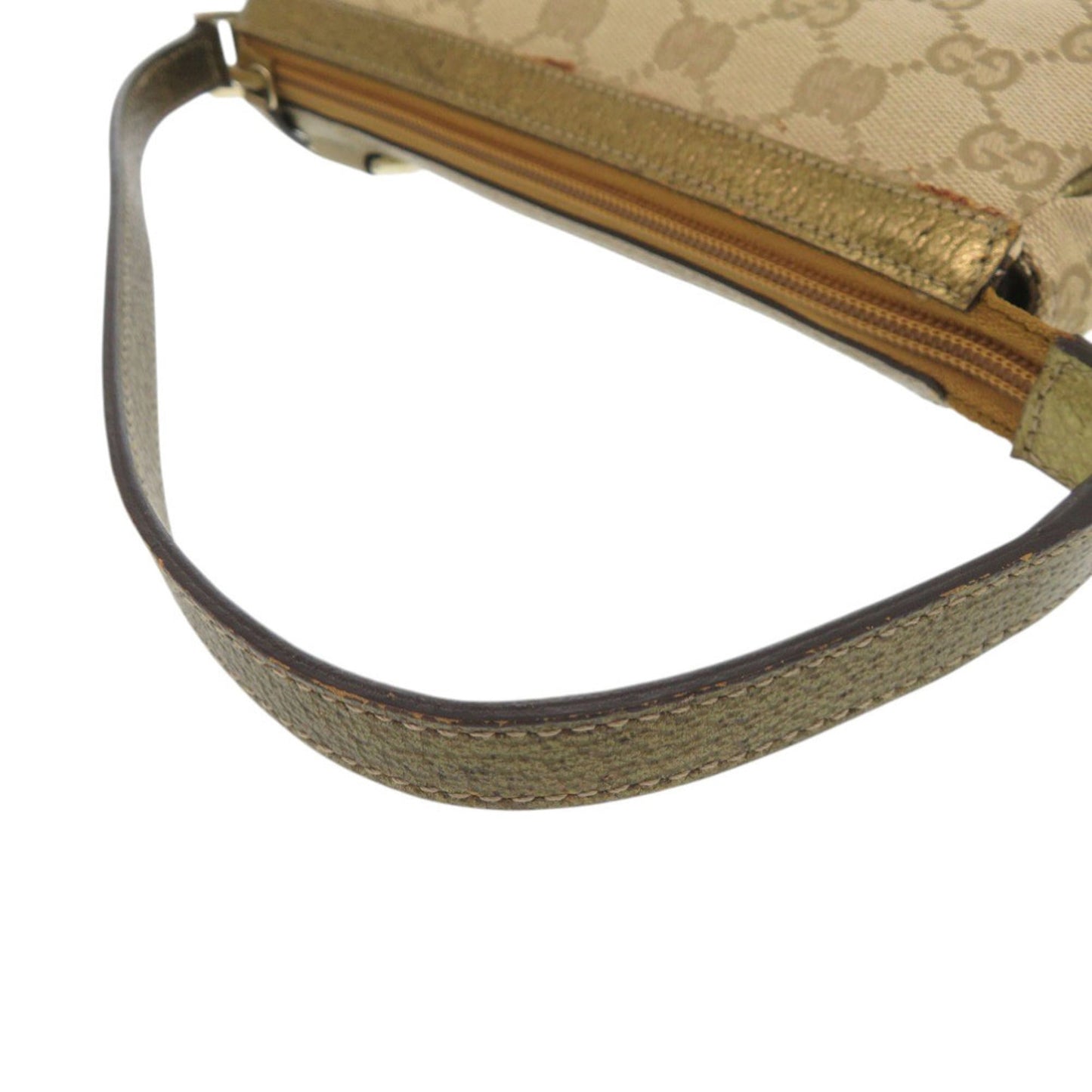 Gucci Beige Gg Canvas Handbag Pouch