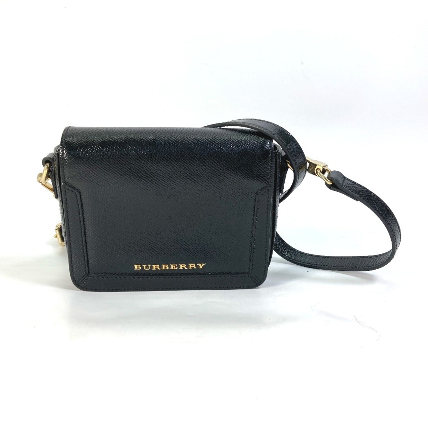 Burberry Shoulder Bag Leather Black Shoulder Bag 38