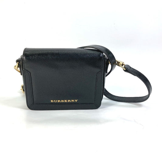 Burberry Shoulder Bag Leather Black Shoulder Bag 38