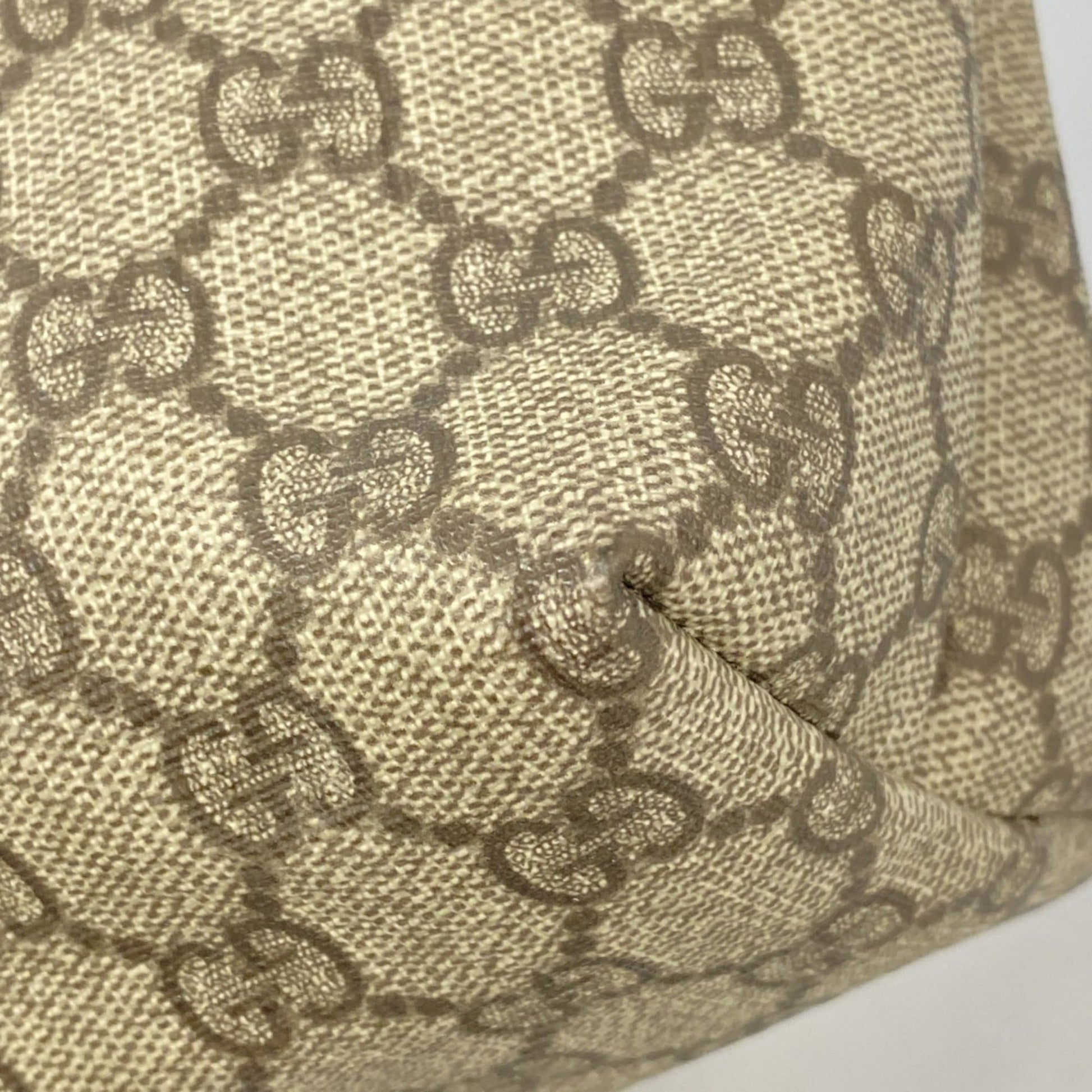 Gucci Beige Pvc Tote Bag