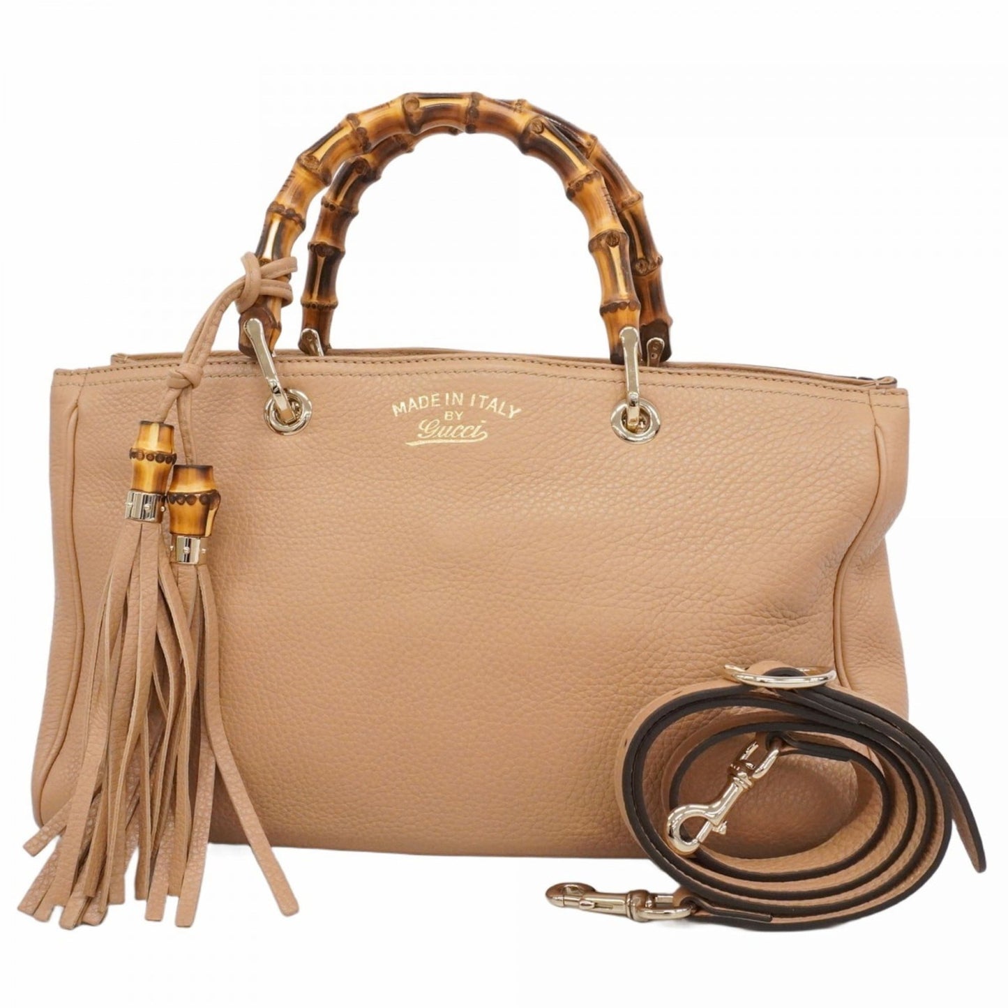 Gucci Beige Leather Handbag