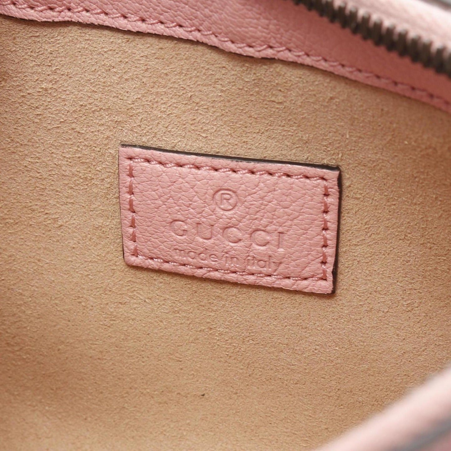 Gucci Pink Leather Handbag