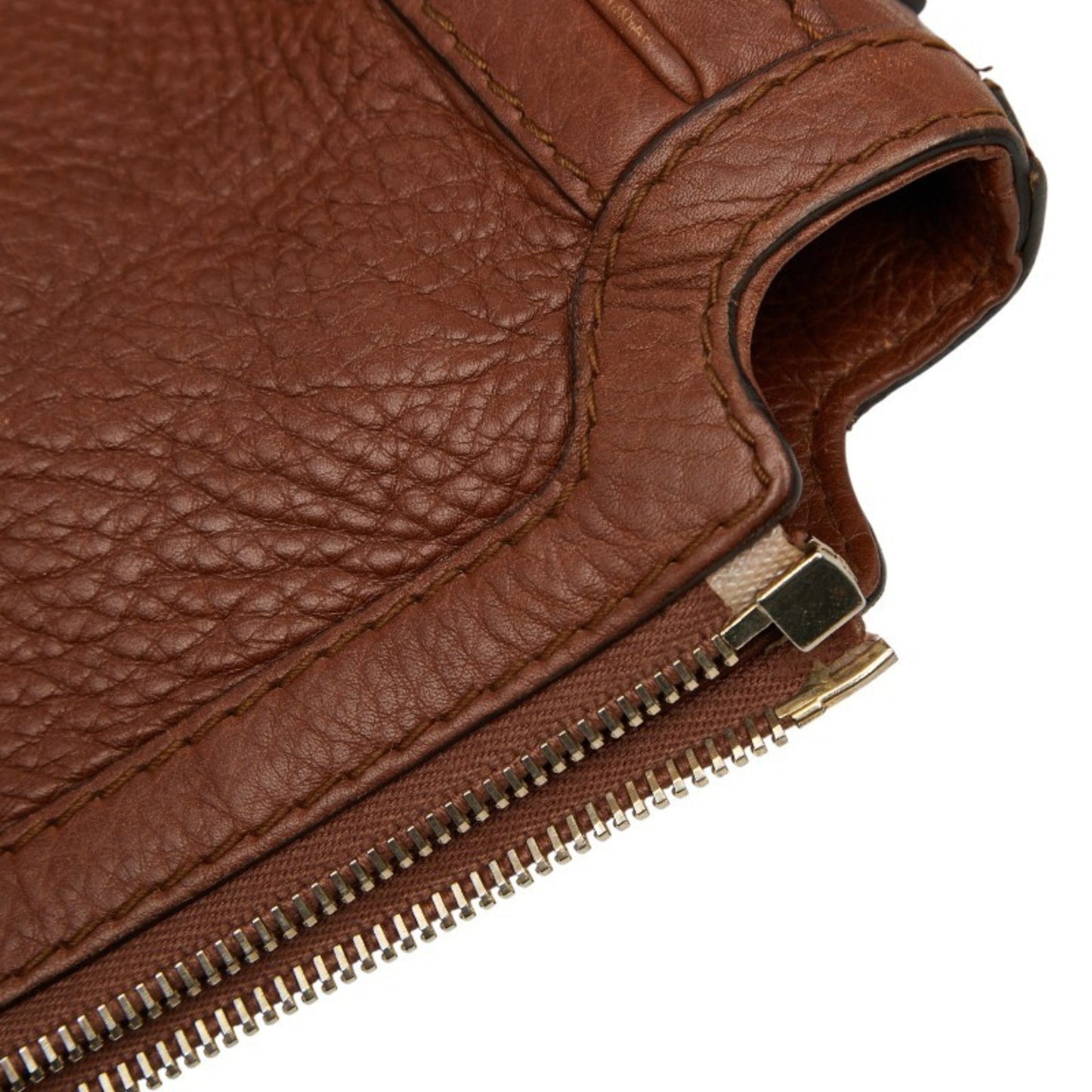 Gucci Brown Leather Shoulder Bag