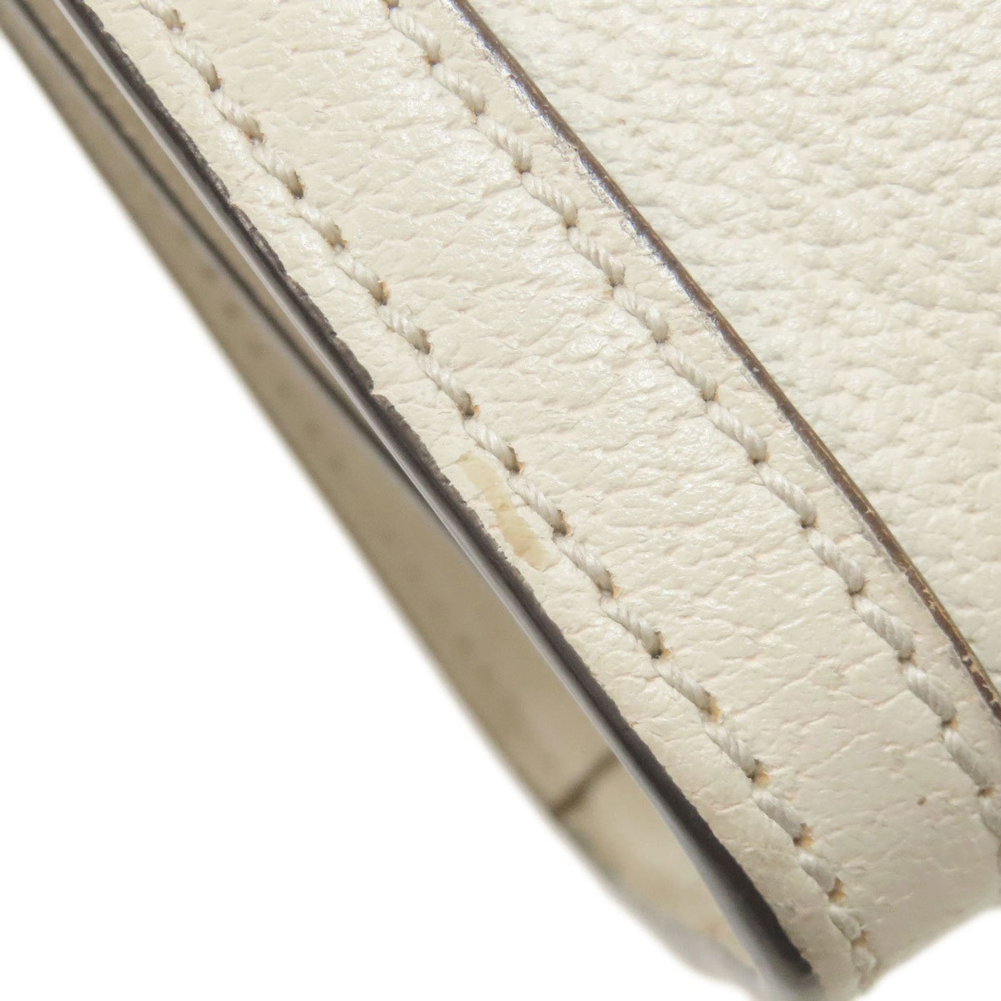 Gucci White Leather Shoulder Bag
