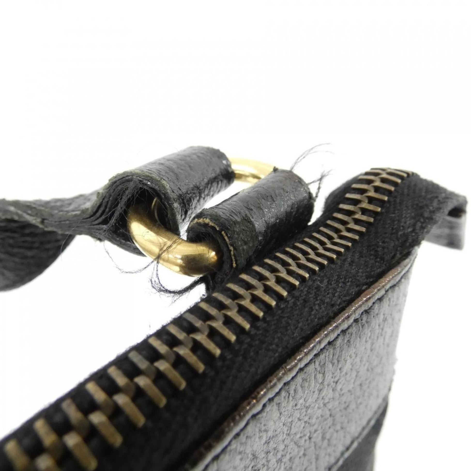Gucci Black Gg Canvas Shoulder Bag