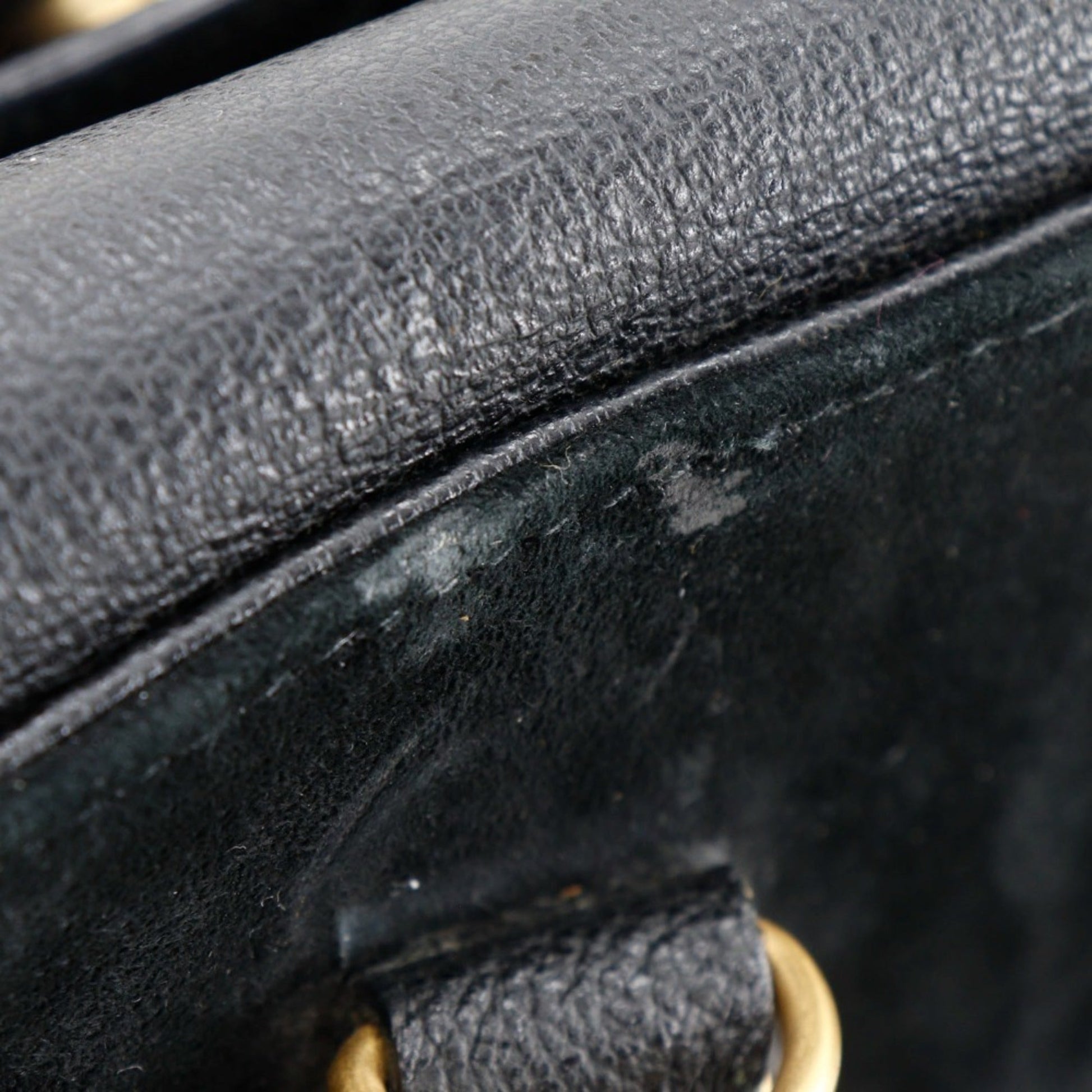 Gucci Black Suede Tote Bag