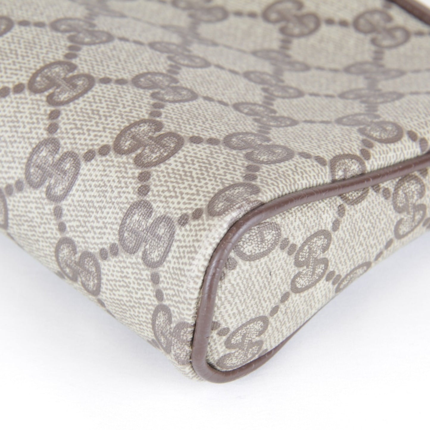 Gucci Brown Gg Supreme Pouch