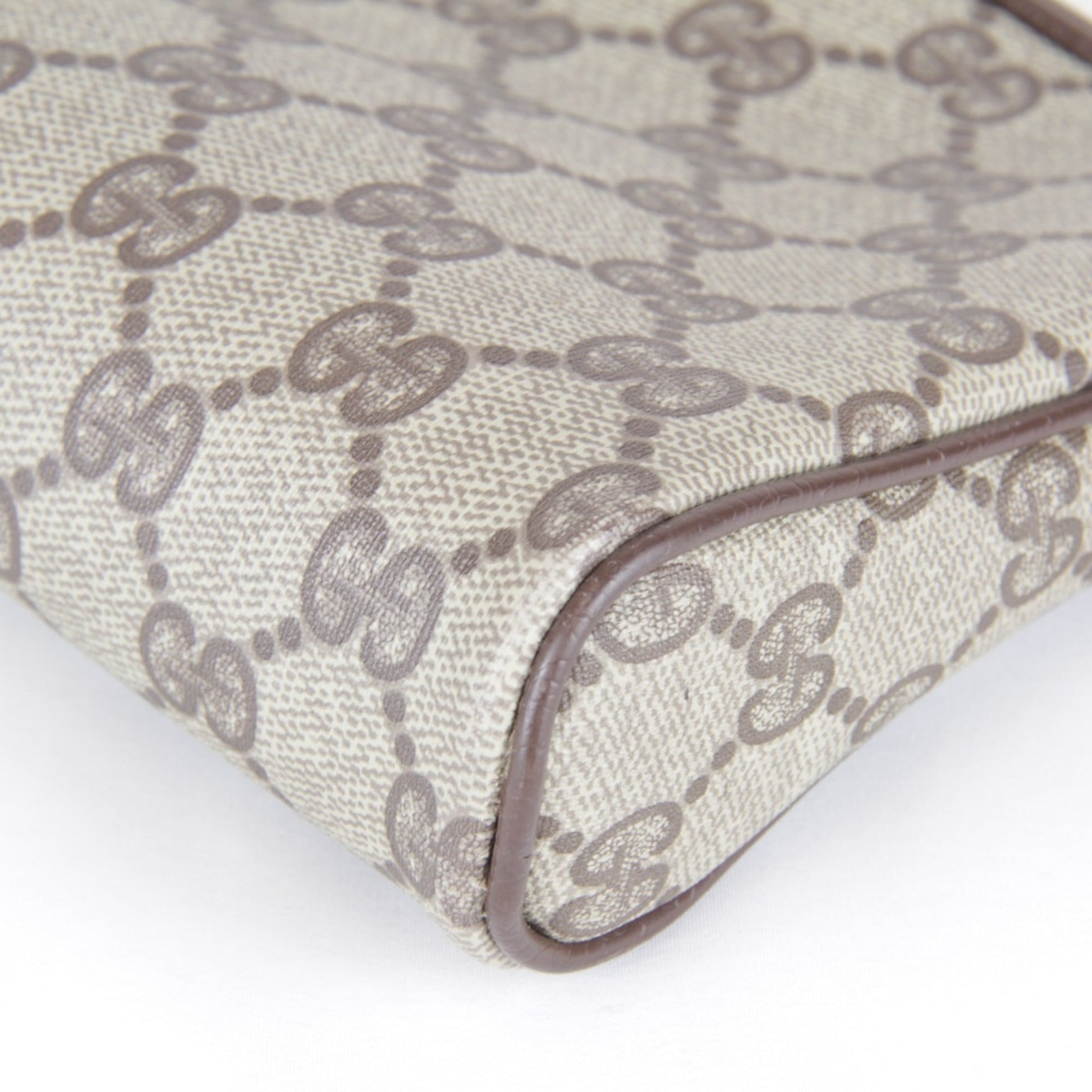 Gucci Brown Gg Supreme Pouch