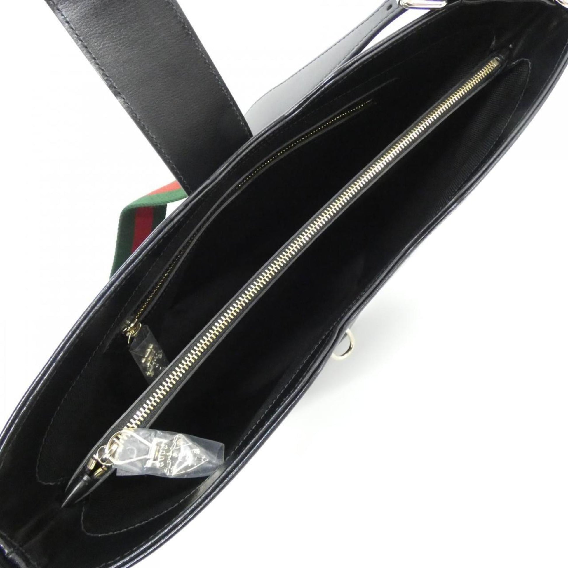 Gucci Black Leather Shoulder Bag