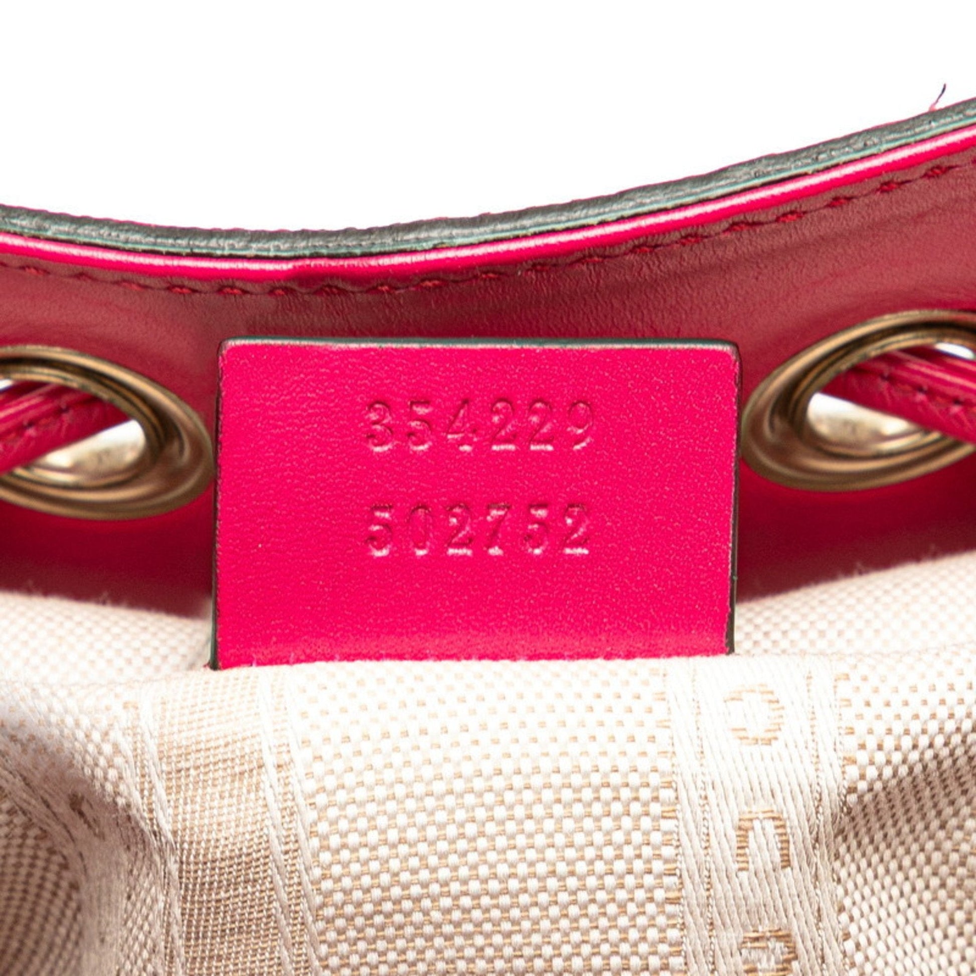 Gucci Diamante Pink Leather Shoulder Bag