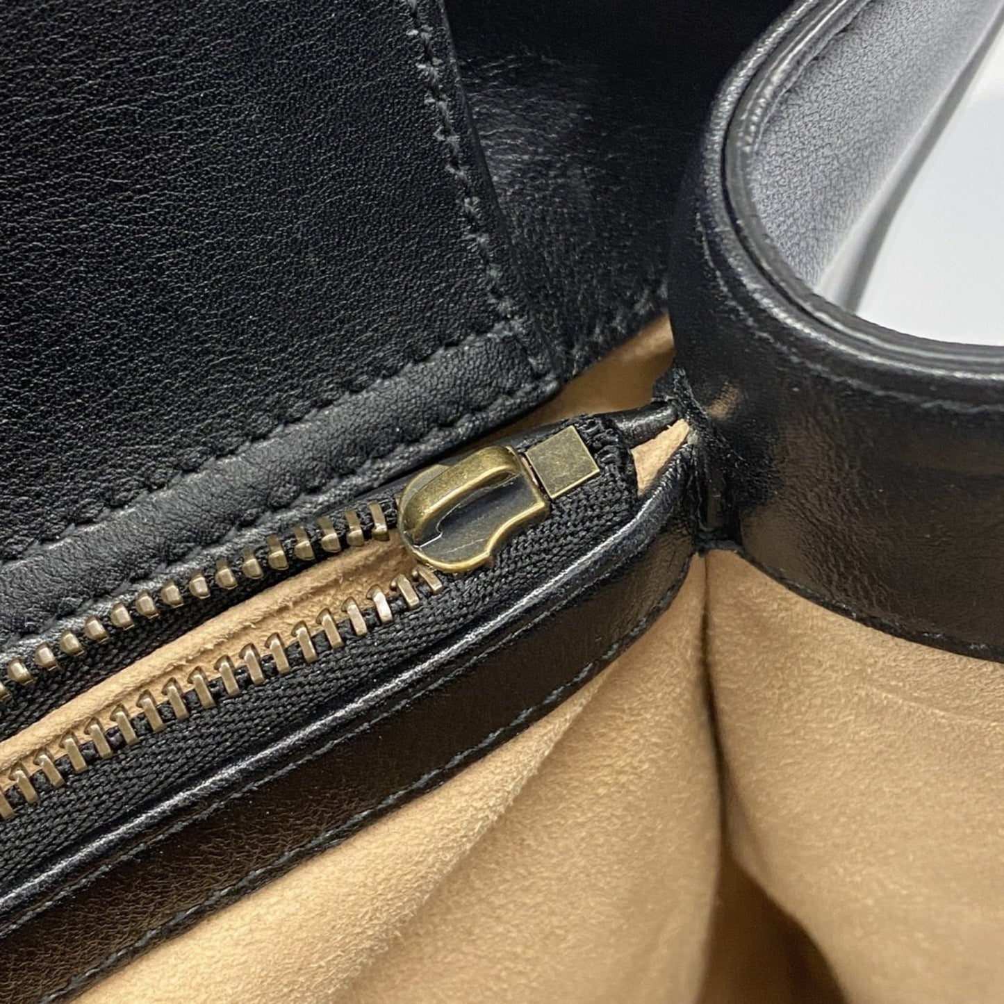 Gucci Black Leather Handbag