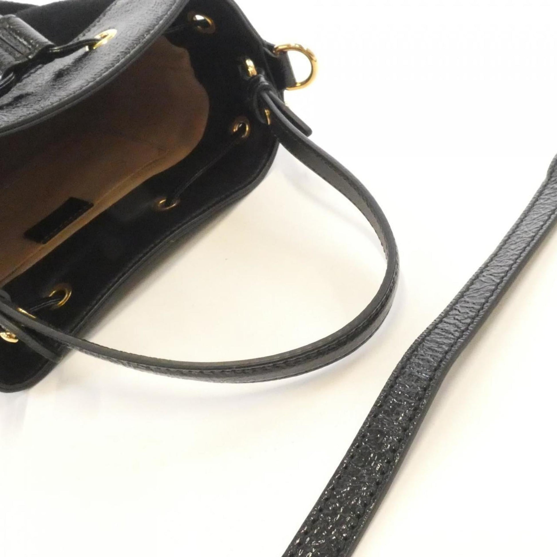 Gucci Black Suede Handbag