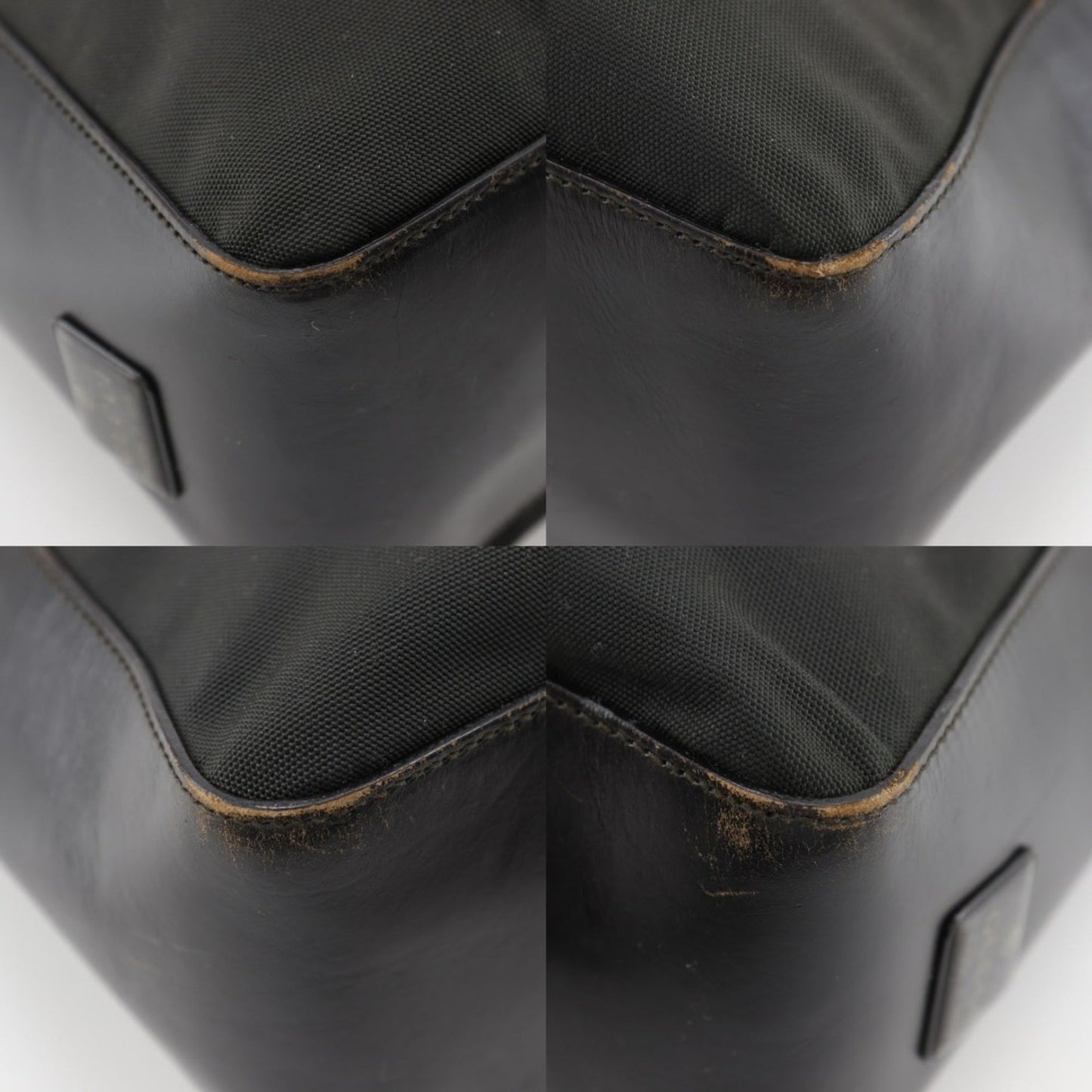 Gucci Black Nylon Canvas Shoulder Bag