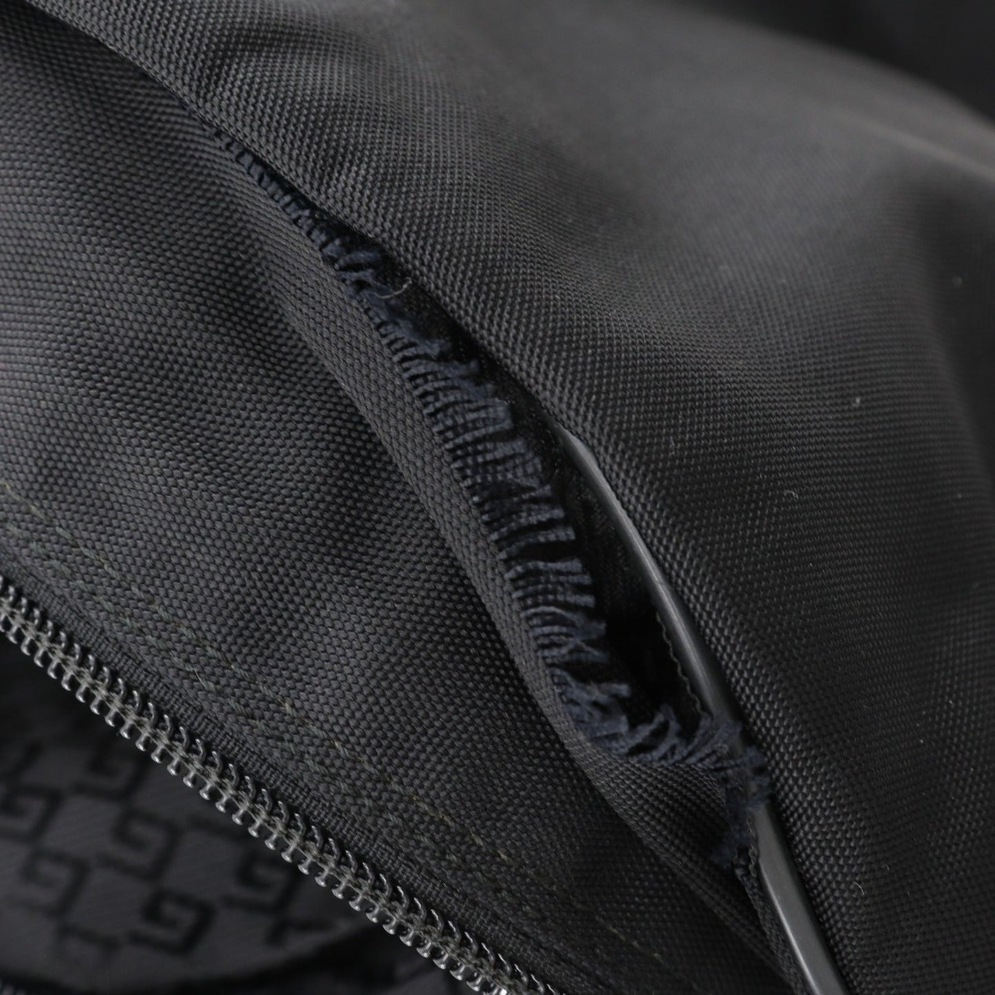 Gucci Black Nylon Canvas Shoulder Bag Sling Bag
