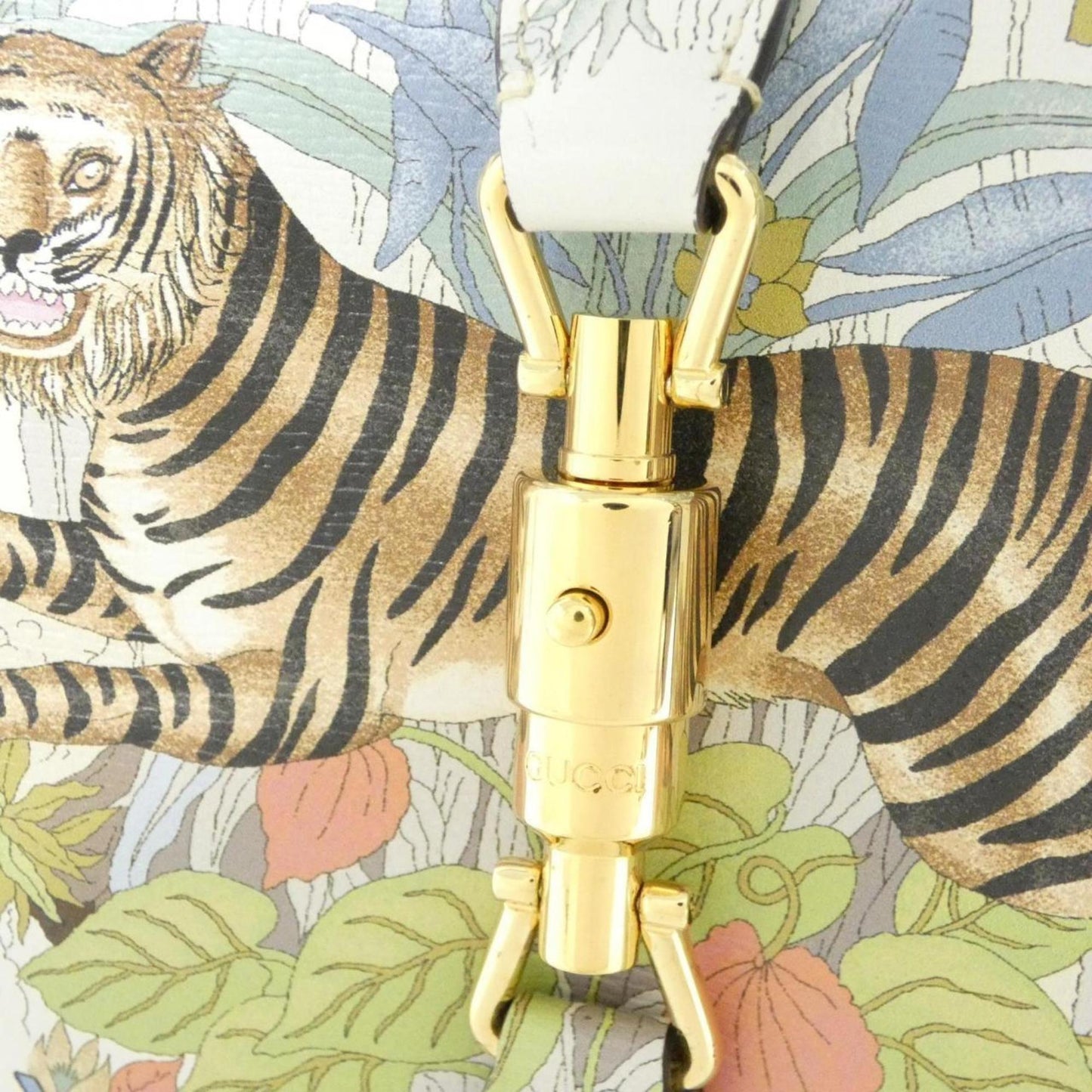 Gucci Off-White Leather Shoulder Bag