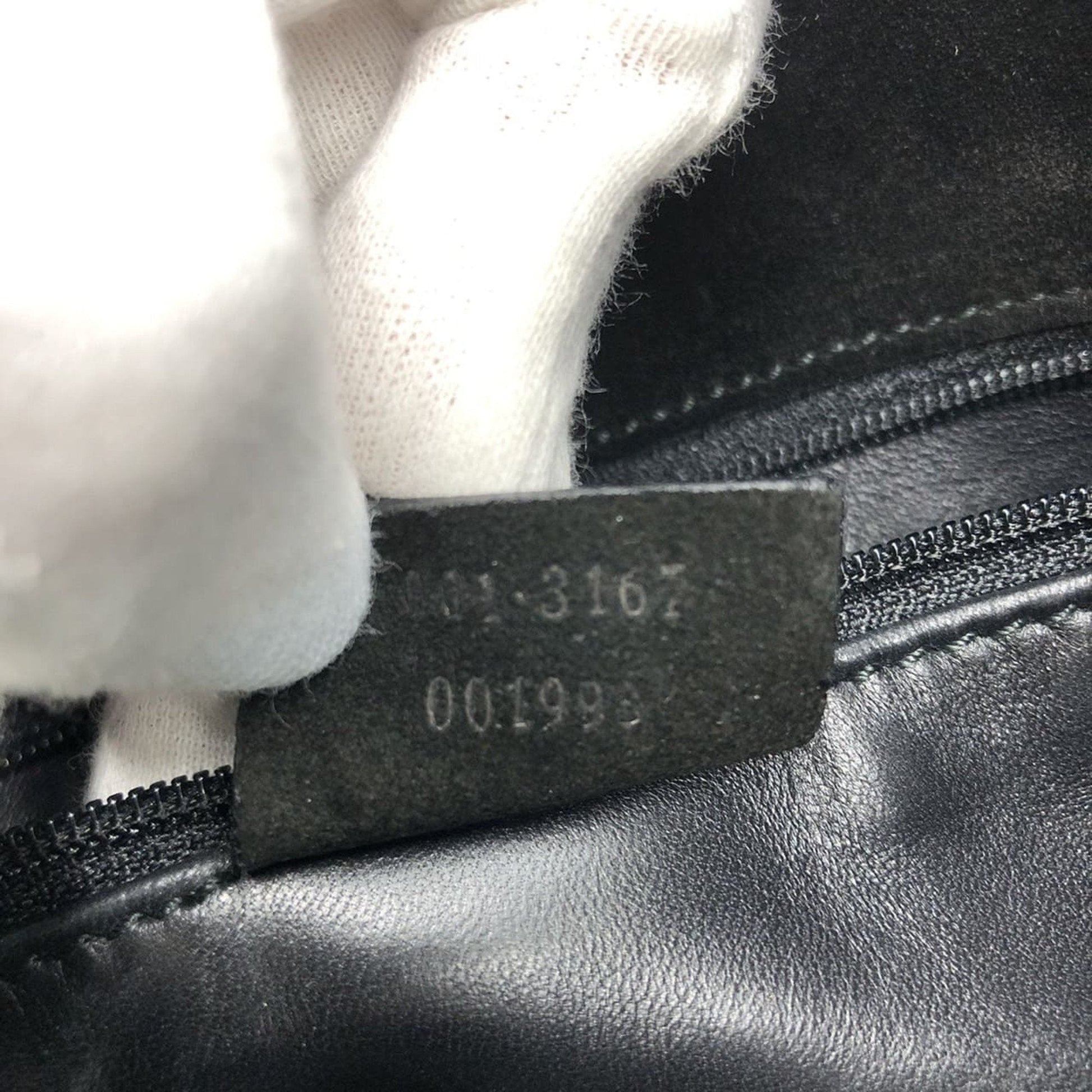 Gucci Black Suede Handbag Shoulder Bag