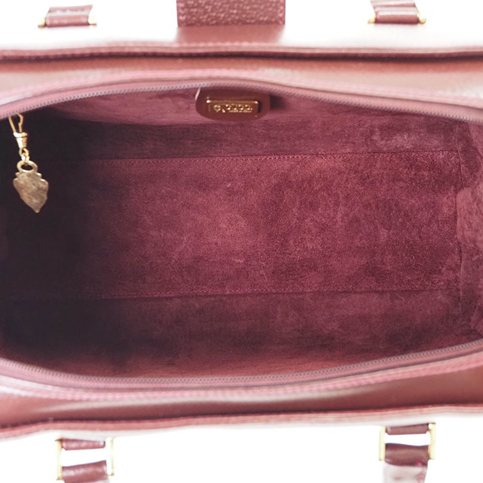 Gucci Bordeaux Leather Handbag