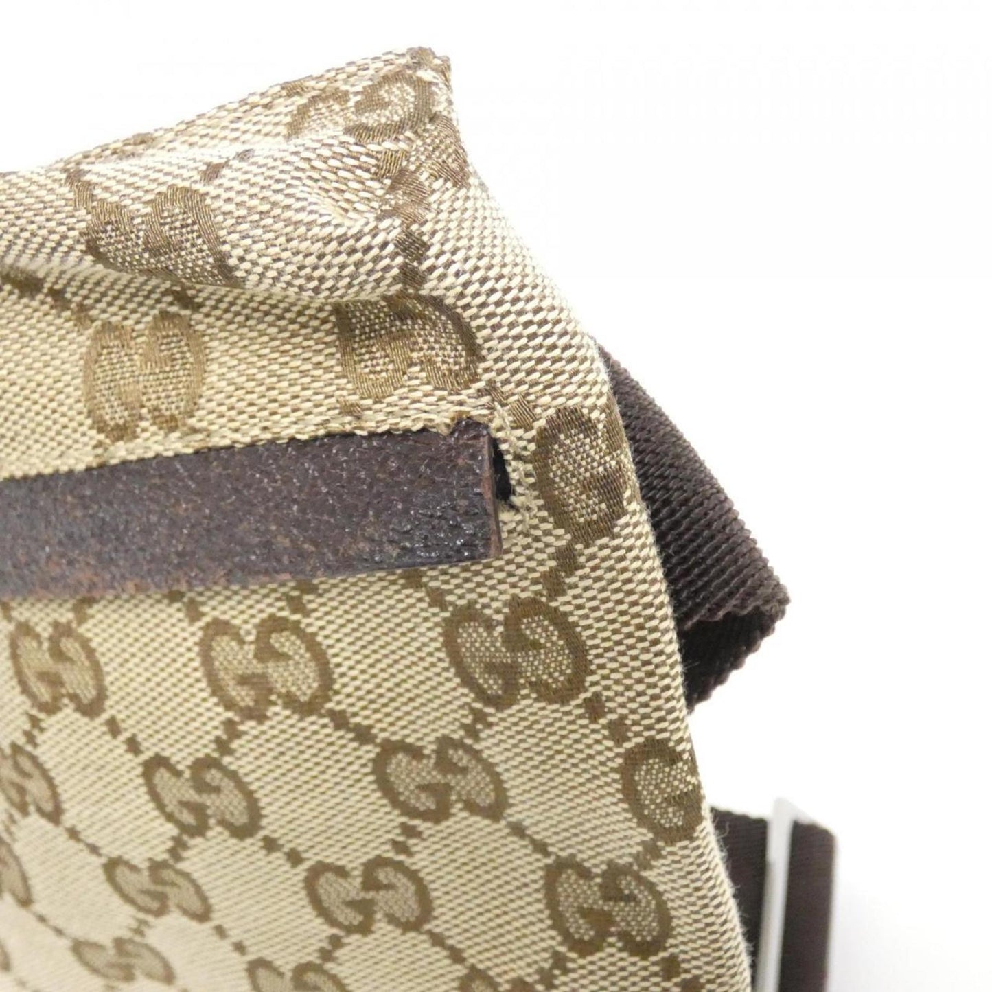 Gucci Beige Brown Gg Canvas Fanny Pack