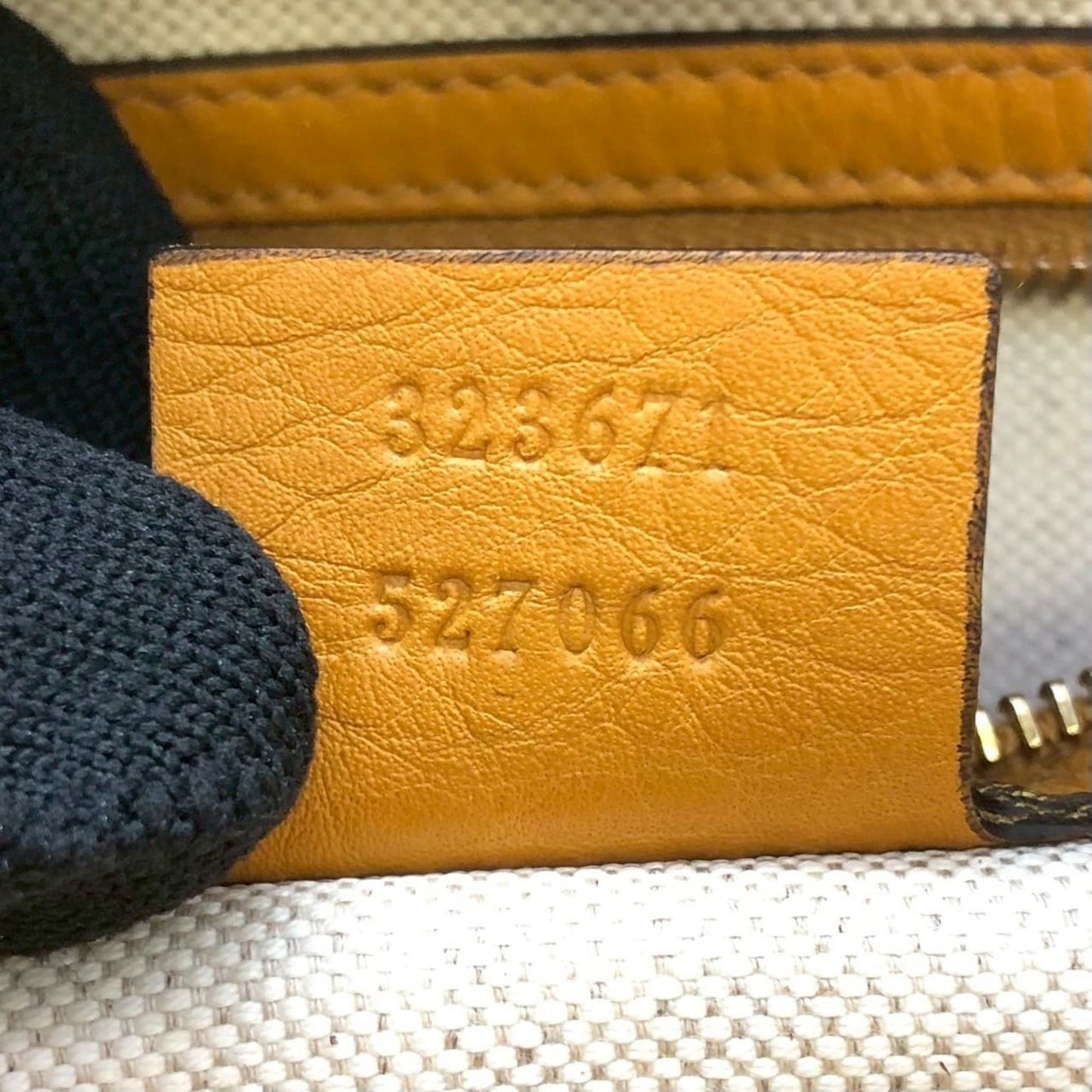 Gucci Yellow Leather Tote Bag