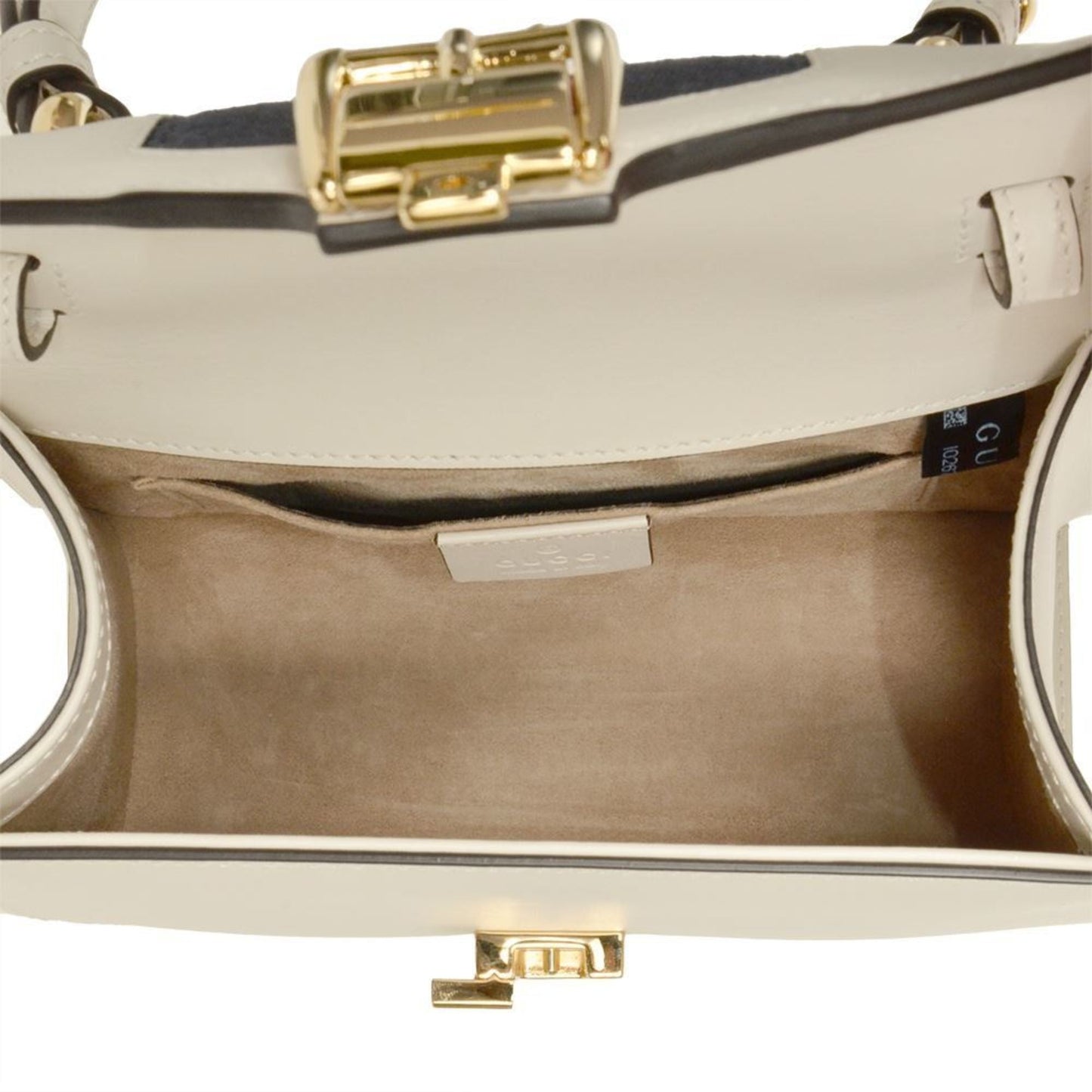 Gucci White Leather Handbag