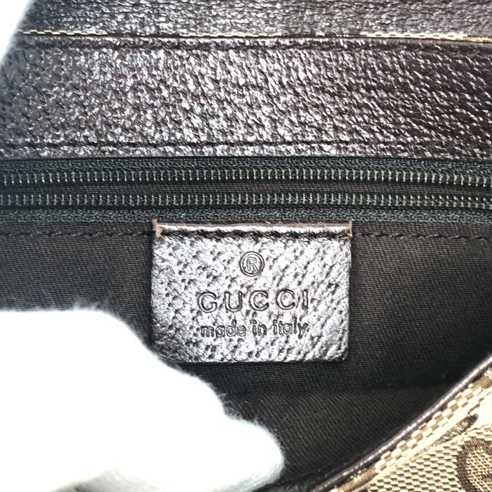 Gucci Beige Brown Gg Canvas Fanny Pack