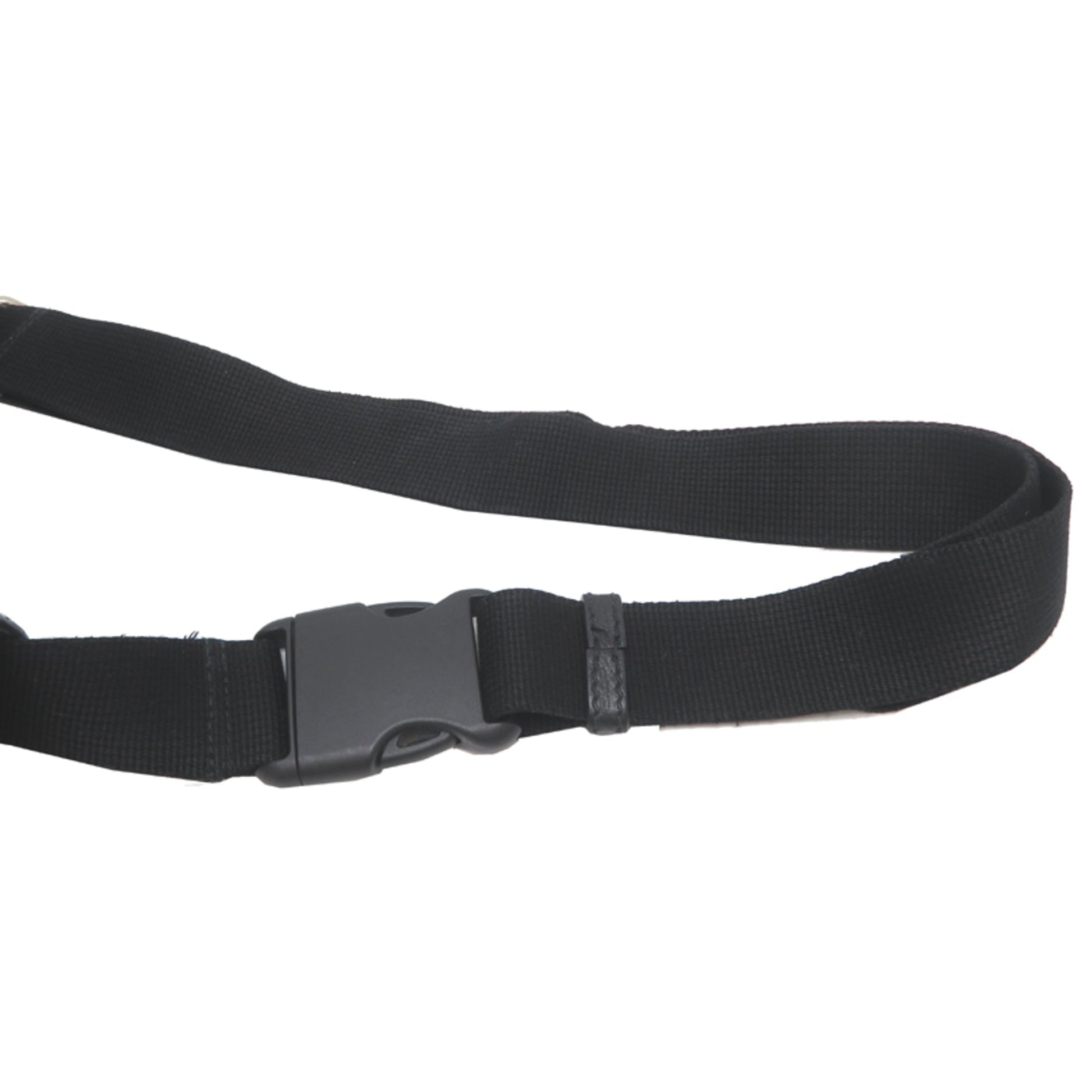 Gucci Black Nylon Leather Fanny Pack