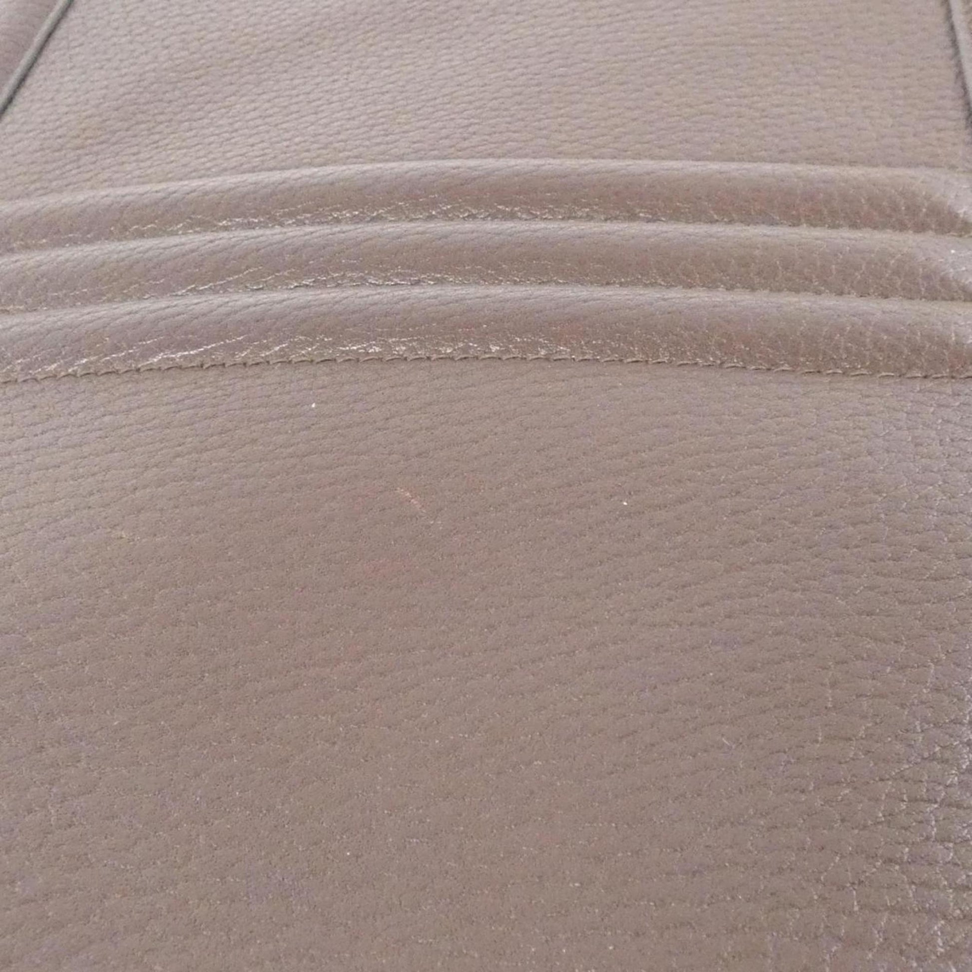 Hermes Kelly Marron Fjord Shoulder Bag Leather