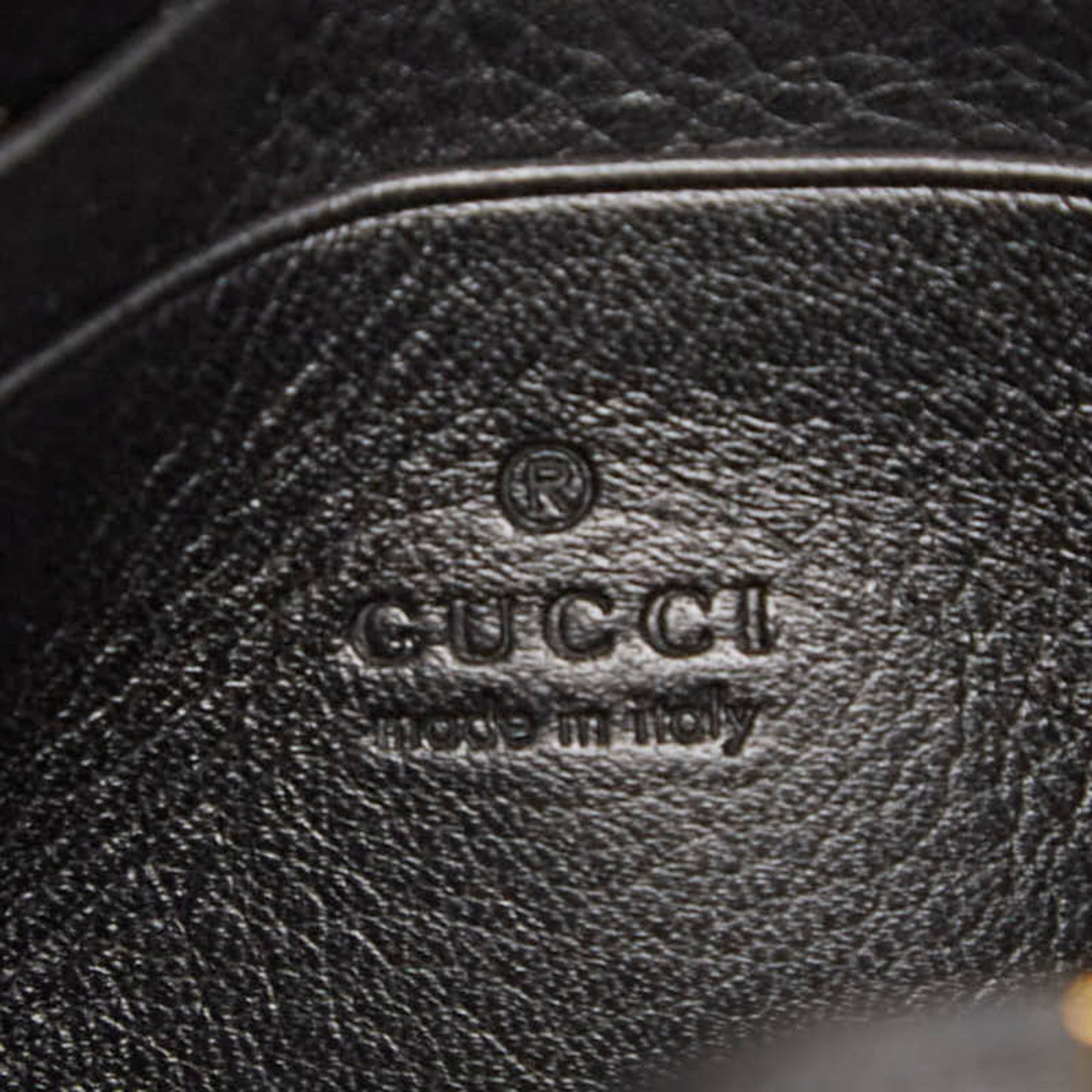 Gucci Black Leather Shoulder Bag