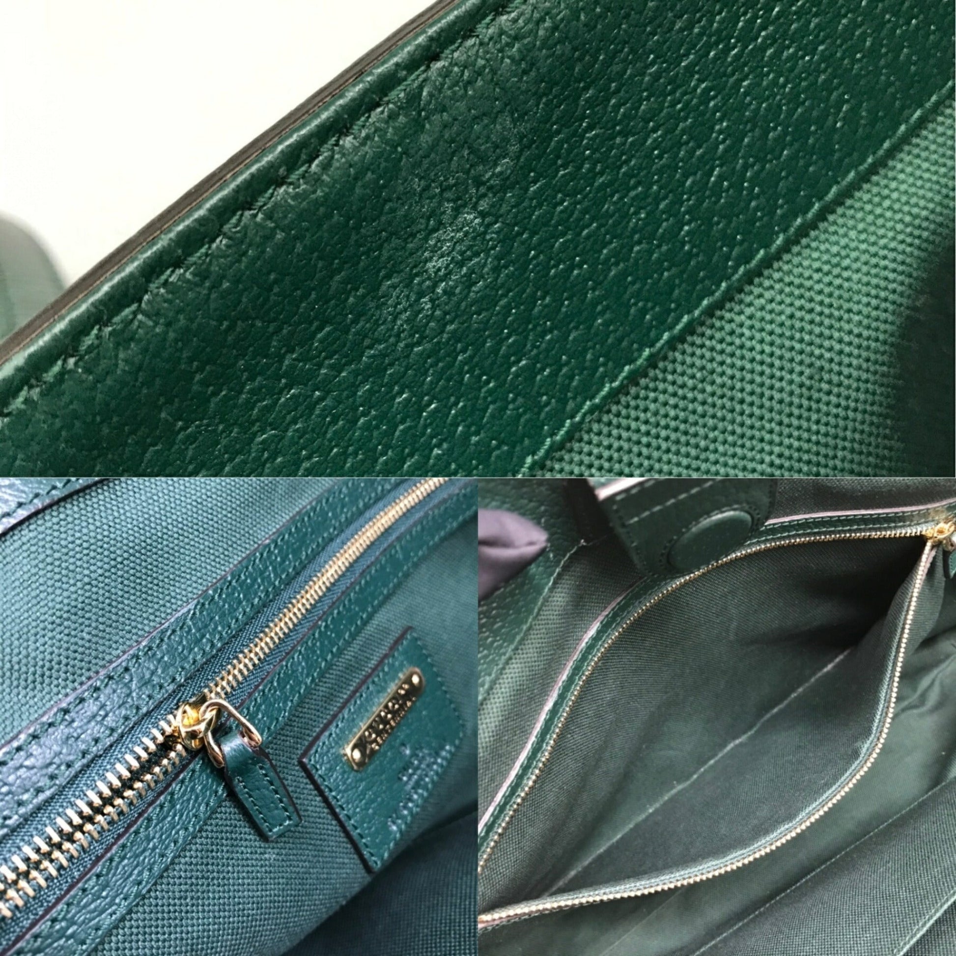 Gucci Gg Canvas Green Gg Canvas Tote Bag