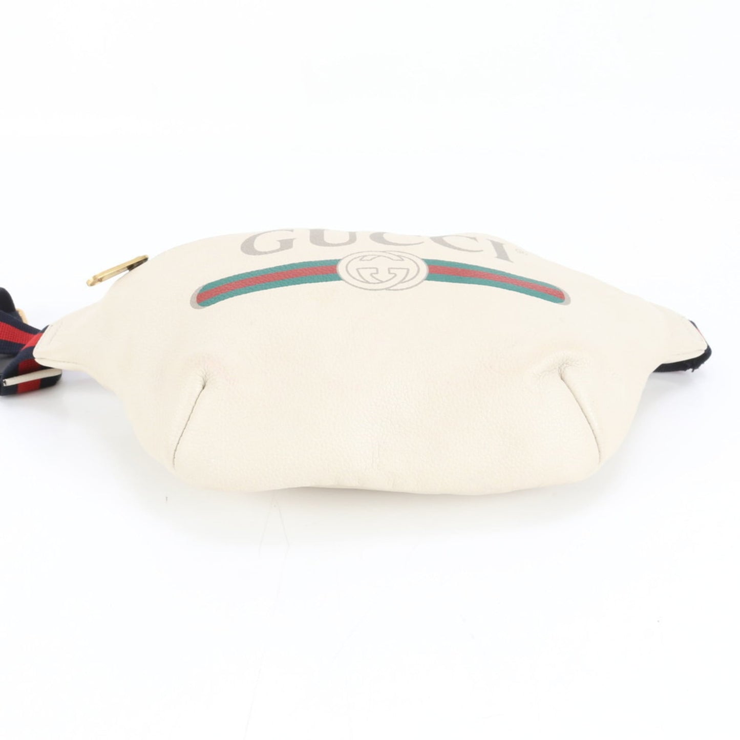 Gucci Beige Leather Pouch Sling Bag