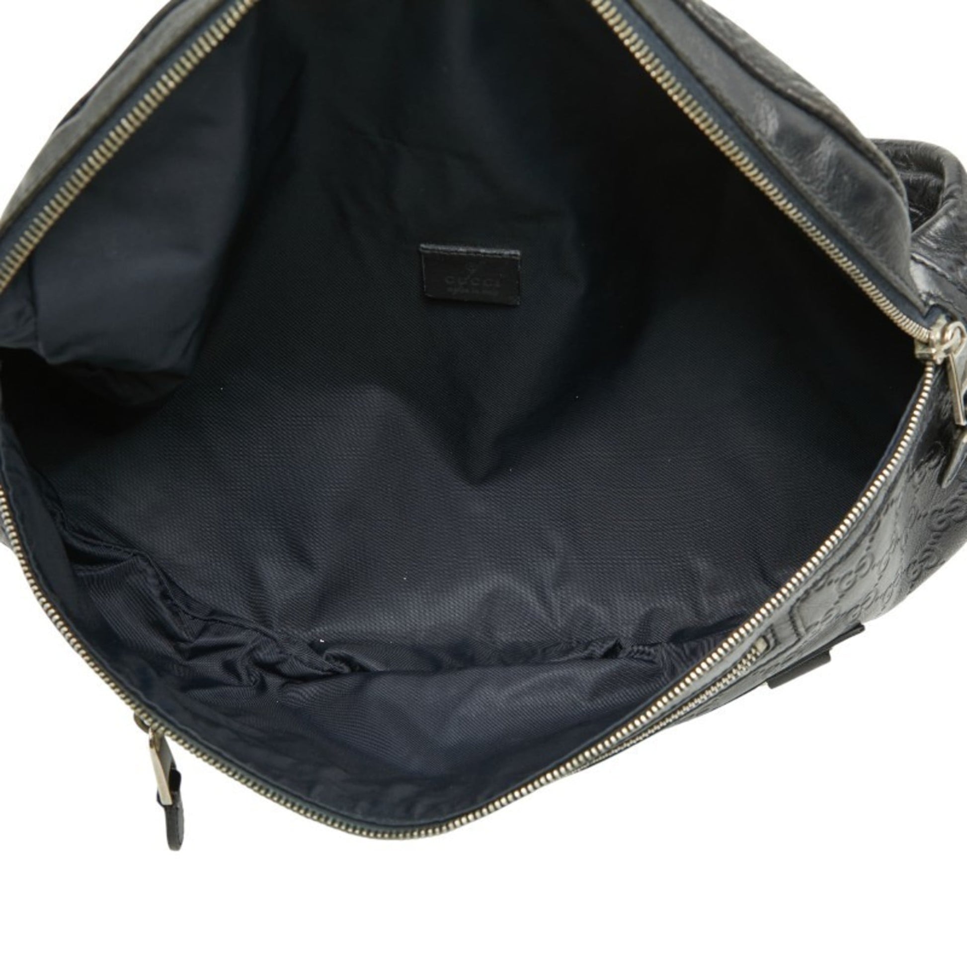 Gucci Black Leather Sling Bag