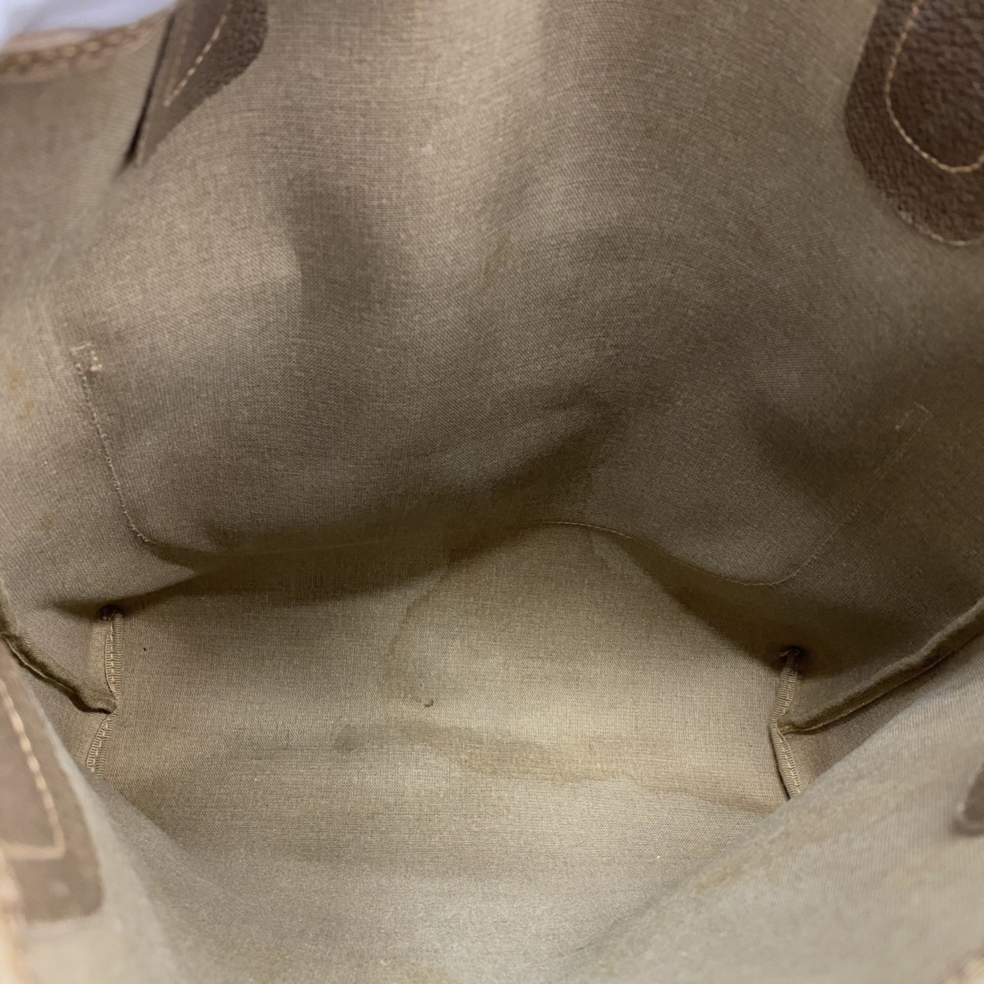 Gucci Brown Pvc Tote Bag